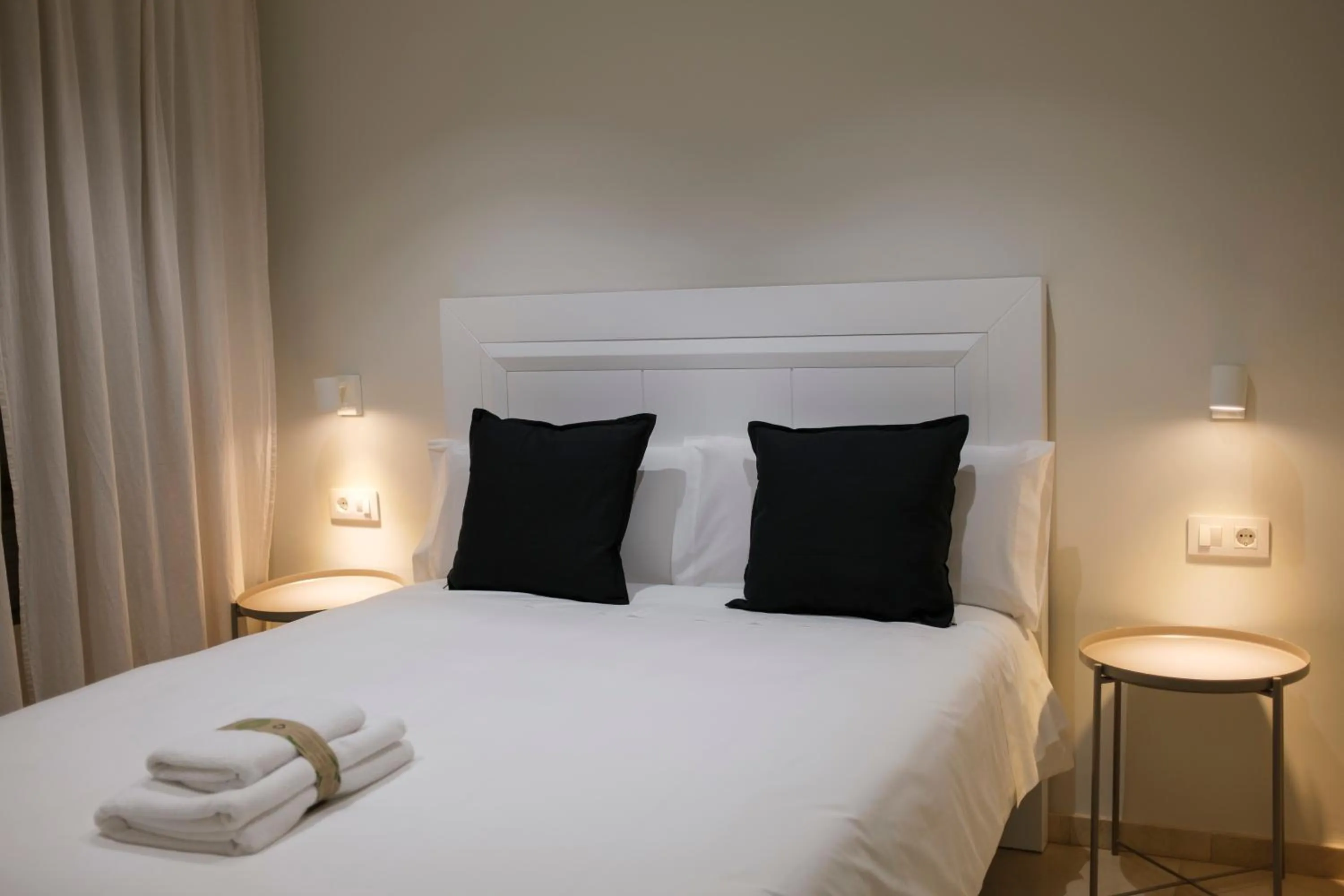 Bed in Hotel Bienvenidos Rooms Xàtiva