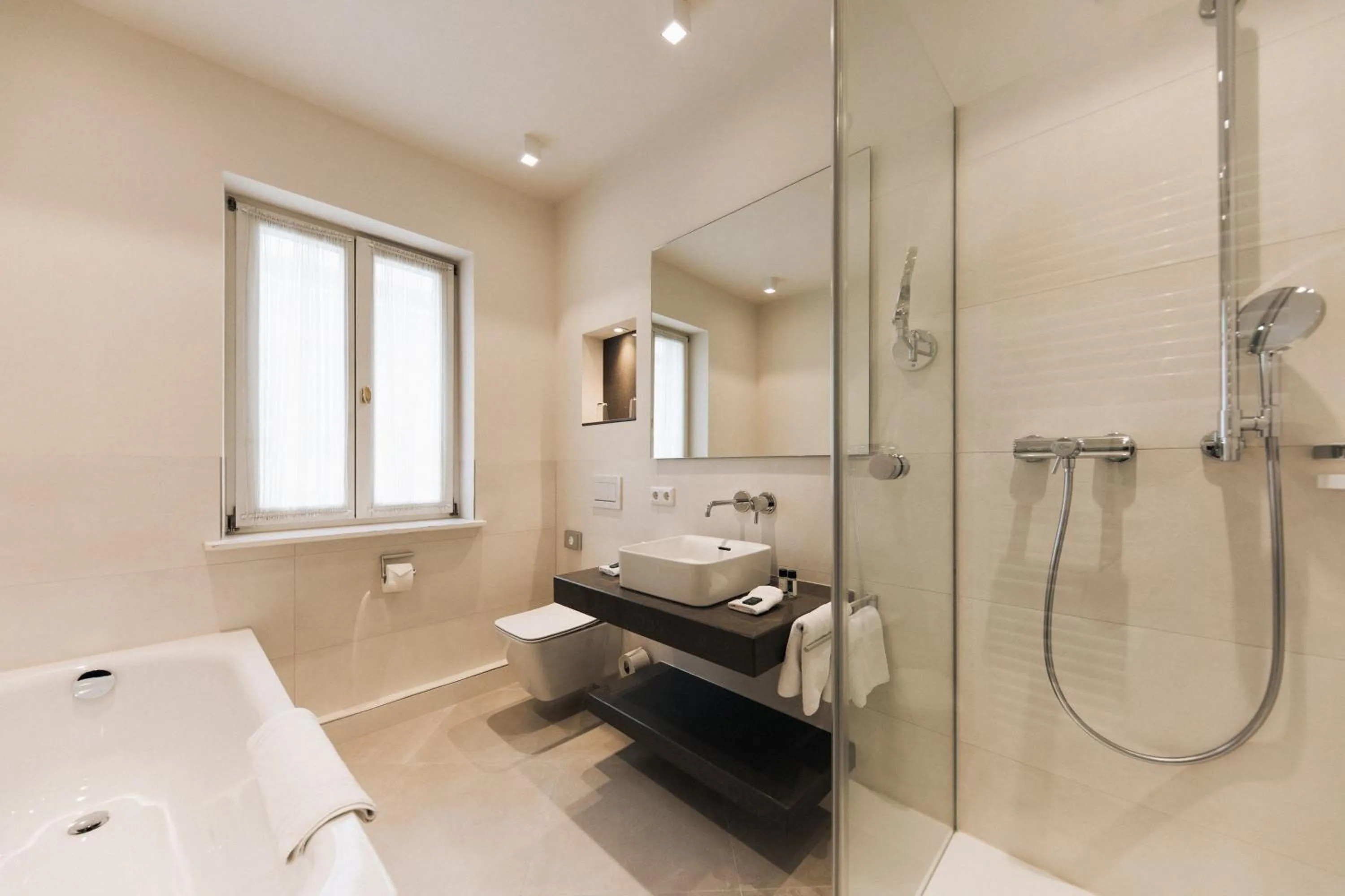 Shower in Hotel Weisser Bock