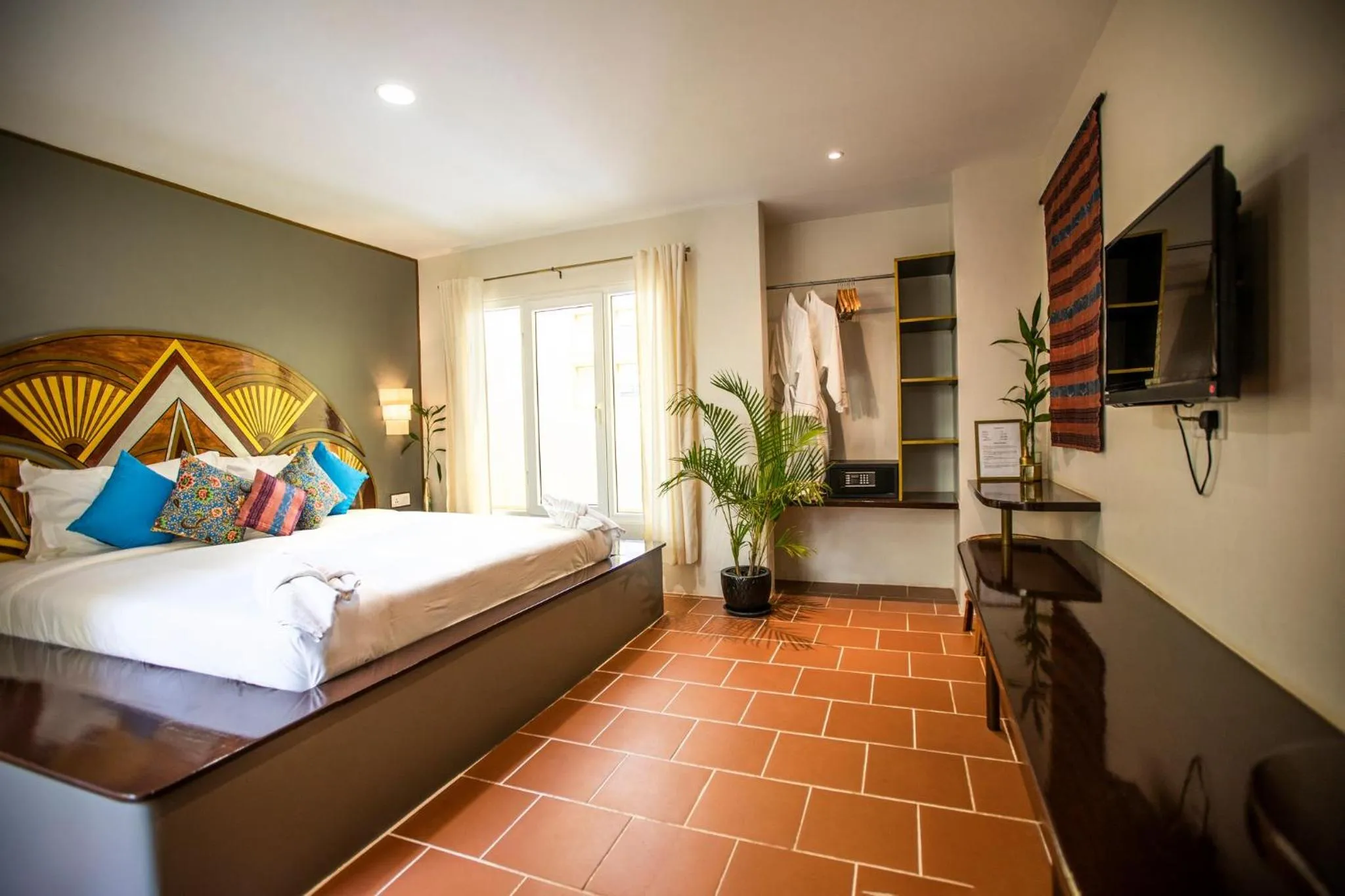 Bed in Hotel Old Cinema