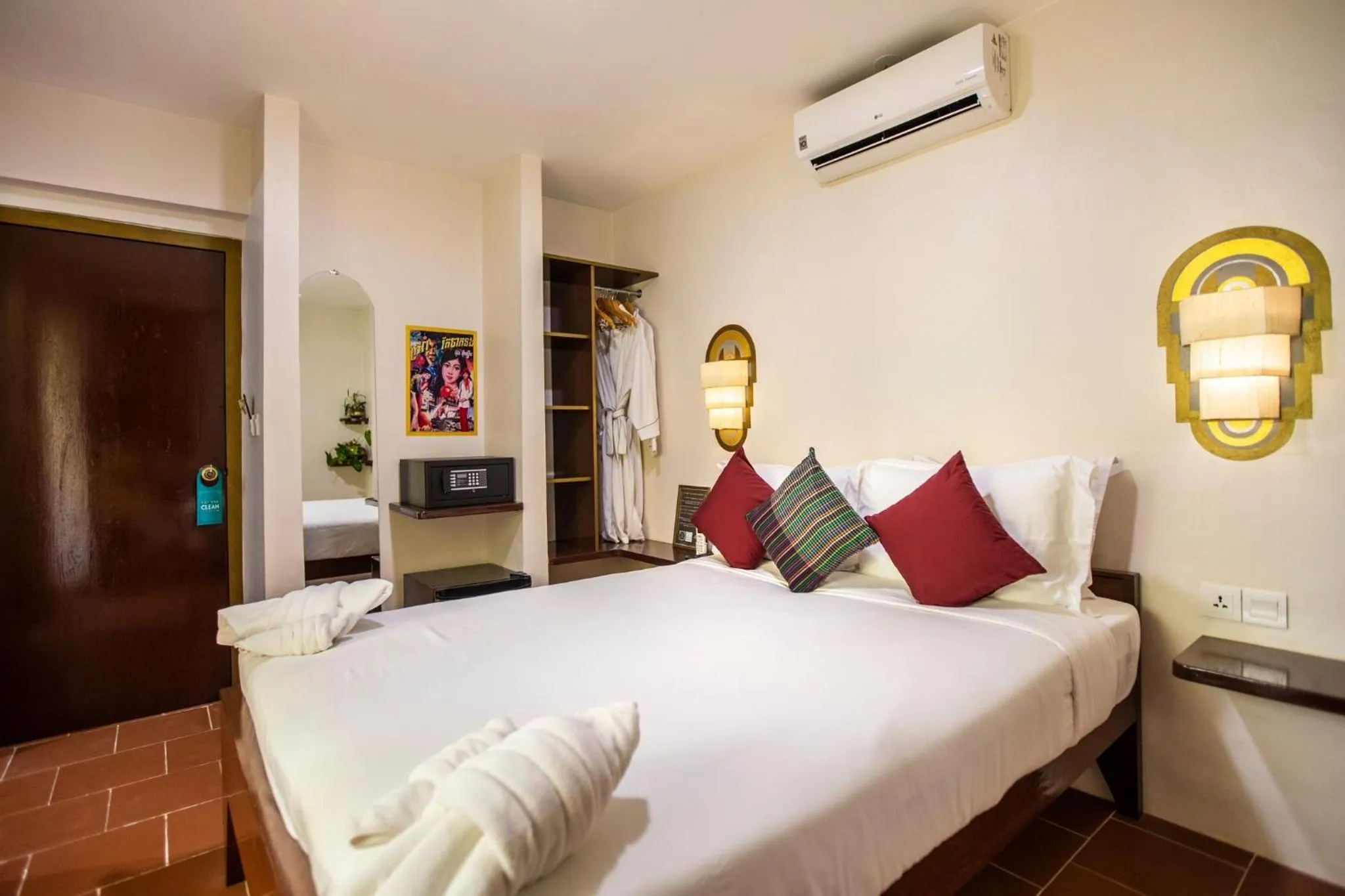 Bed in Hotel Old Cinema