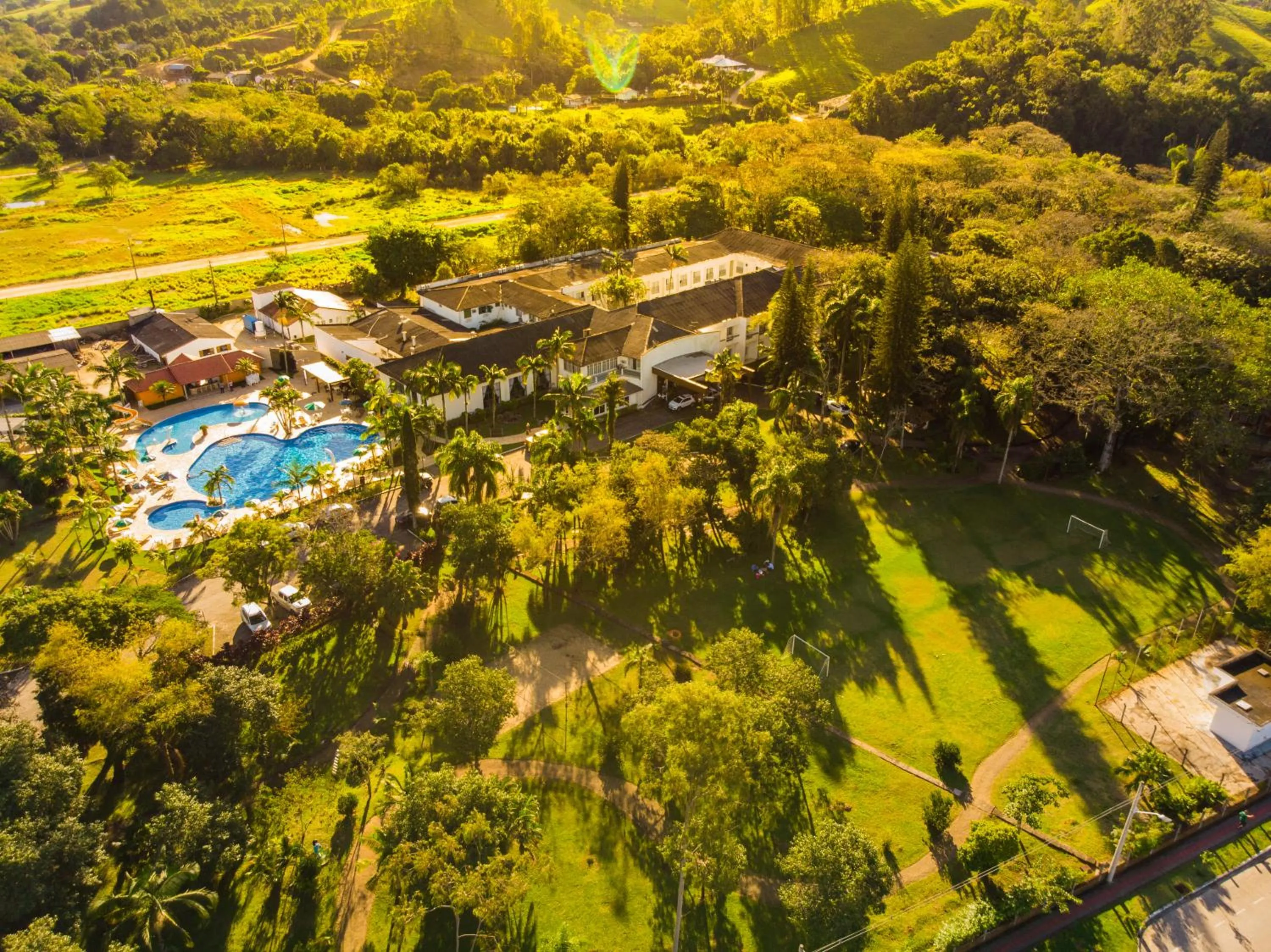 Bird's eye view in Hotel Termas Gravatal