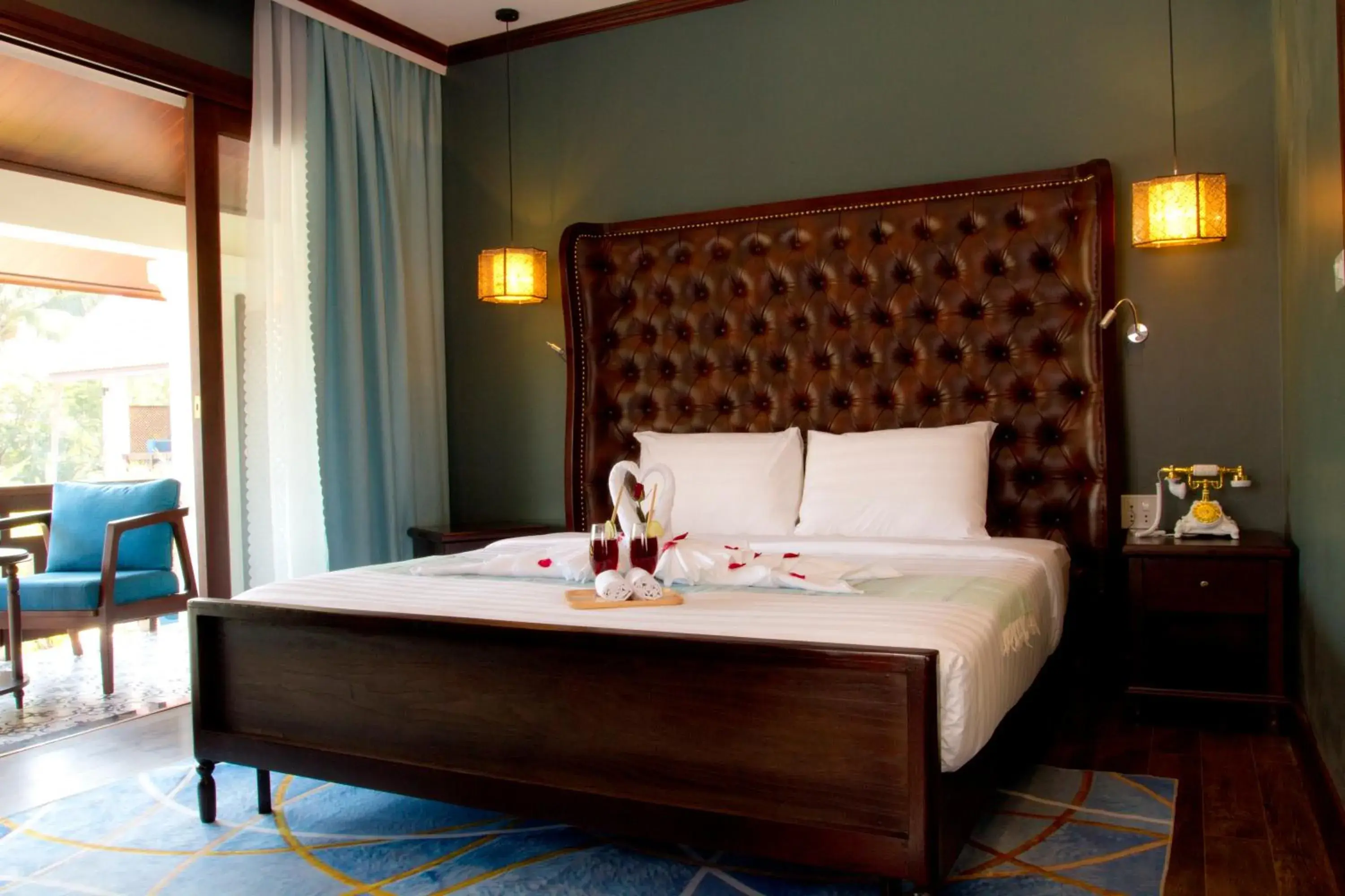 King Suite Pool View with Balcony - single occupancy in Sunrise Garden House - Luang Prabang King Suite Pool View with Balcony - single occupancy in Sunrise Garden House - Luang Prabang