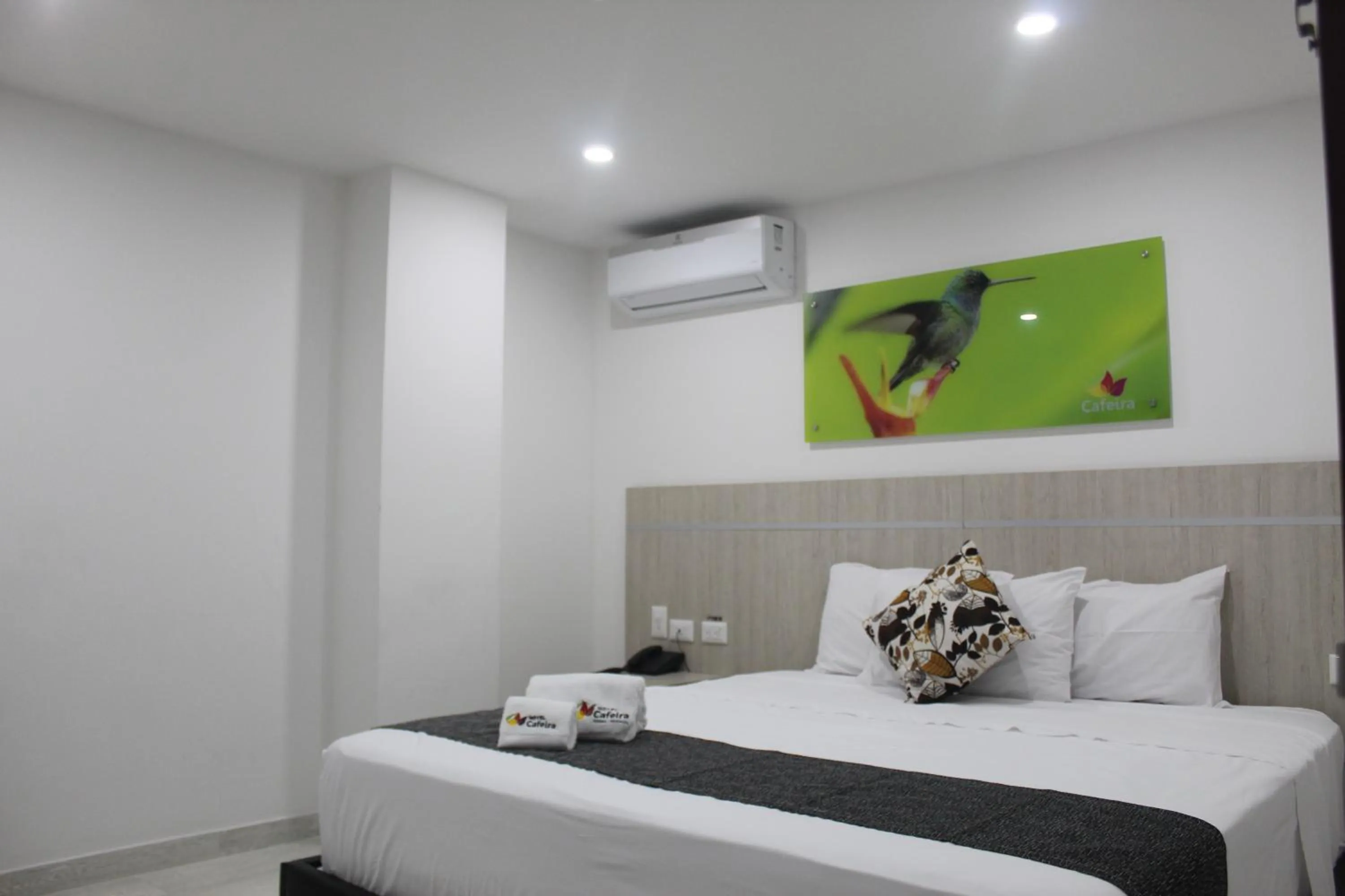 Bed in Hotel Cafeira