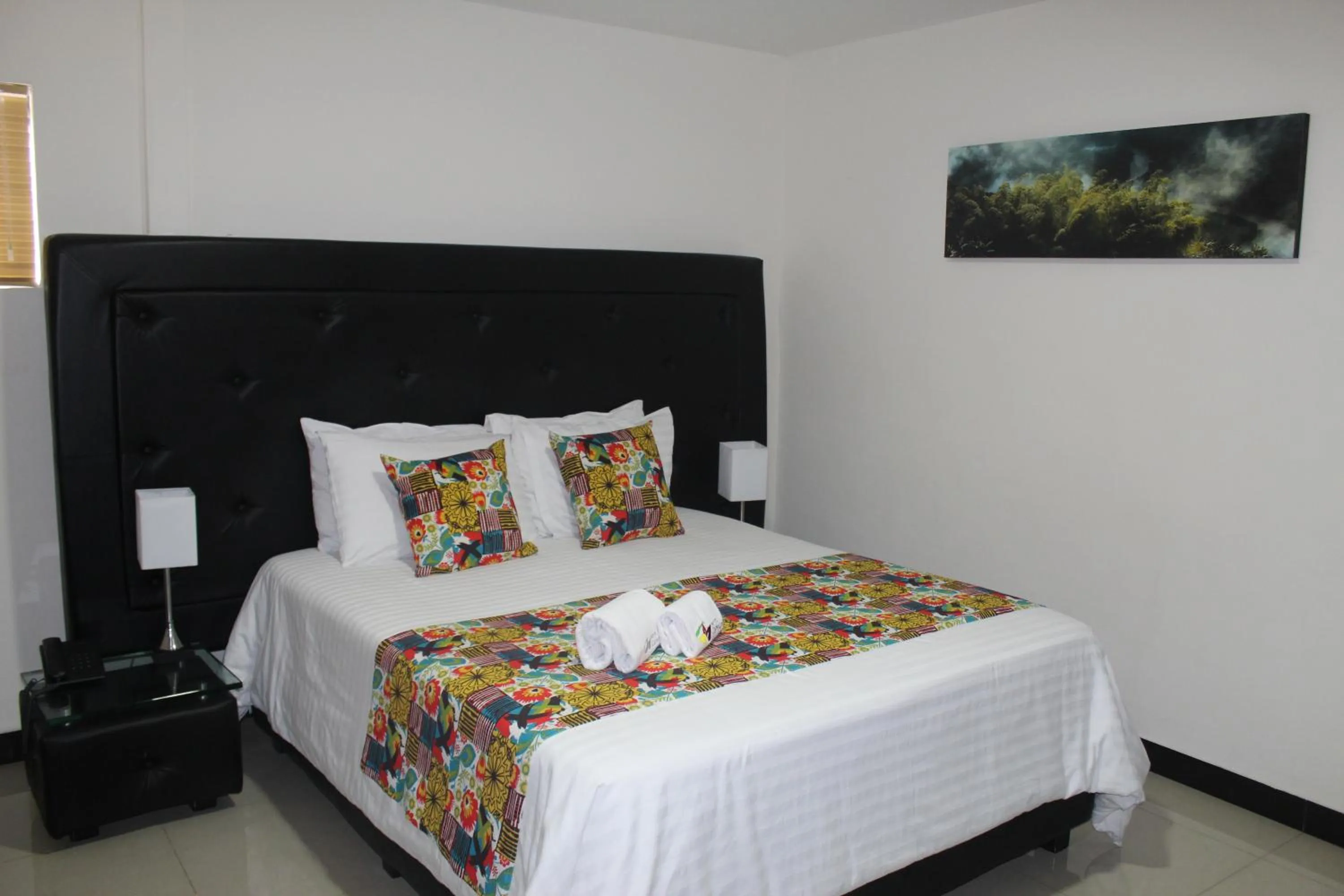 Bed in Hotel Cafeira