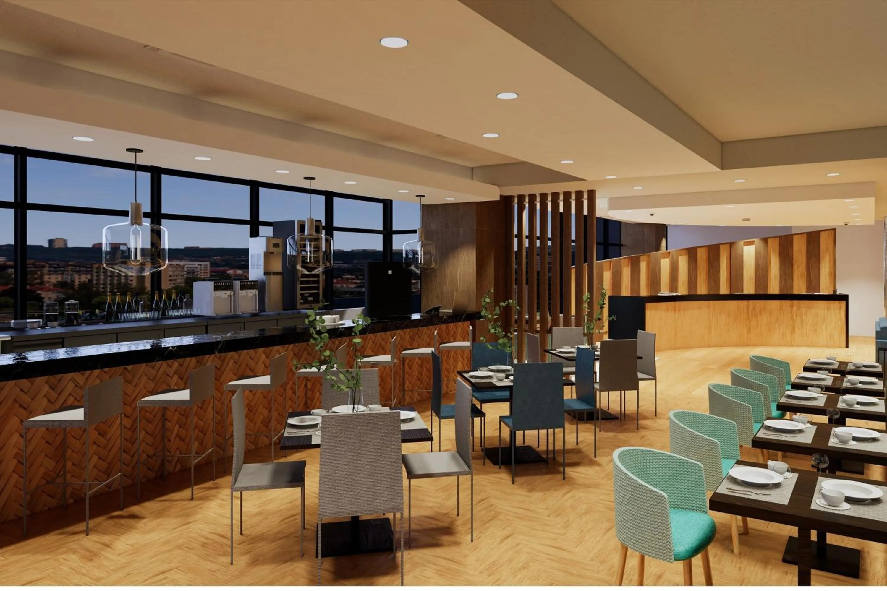 Restaurant/places to eat in Fairfield by Marriott Bogota Embajada