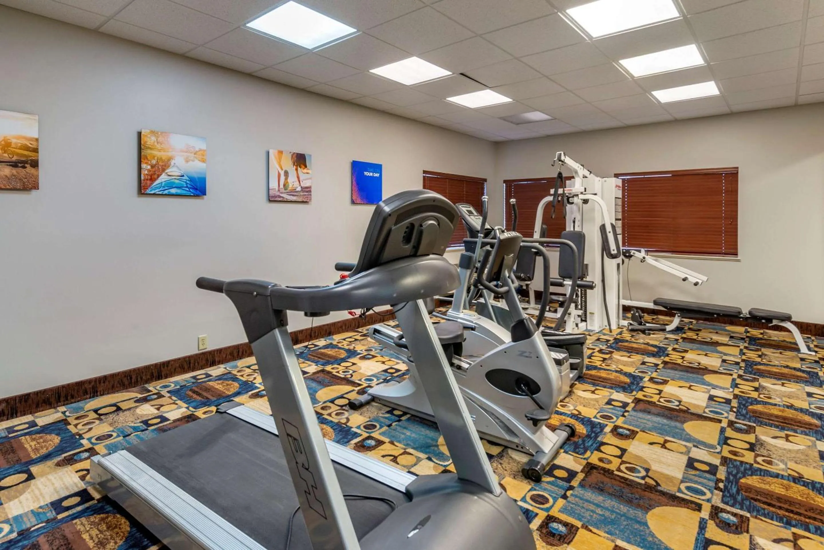 Fitness centre/facilities in Comfort Suites Clovis North
