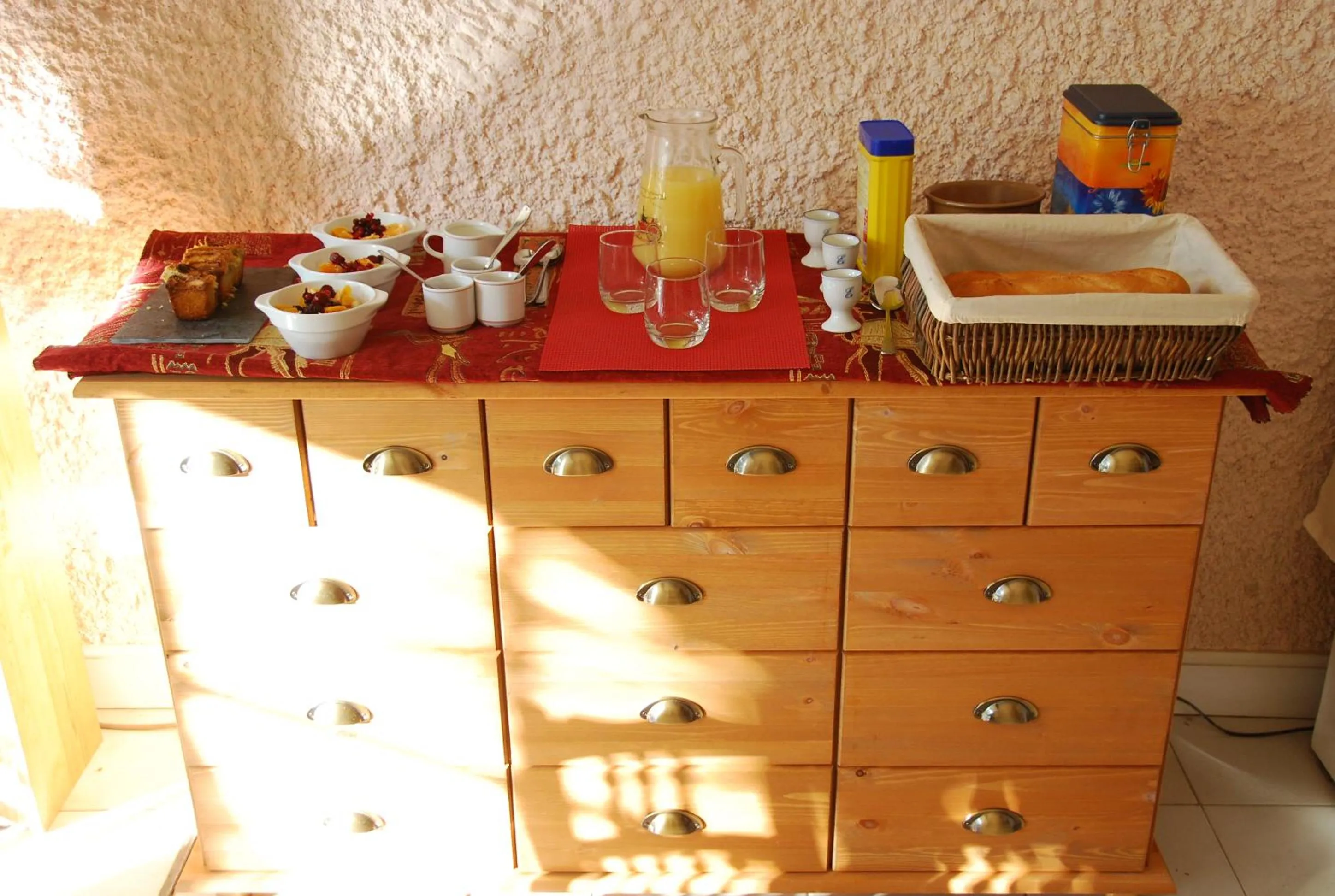 Breakfast in Domaine Sainte Barthe, entre Marciac et Nogaro