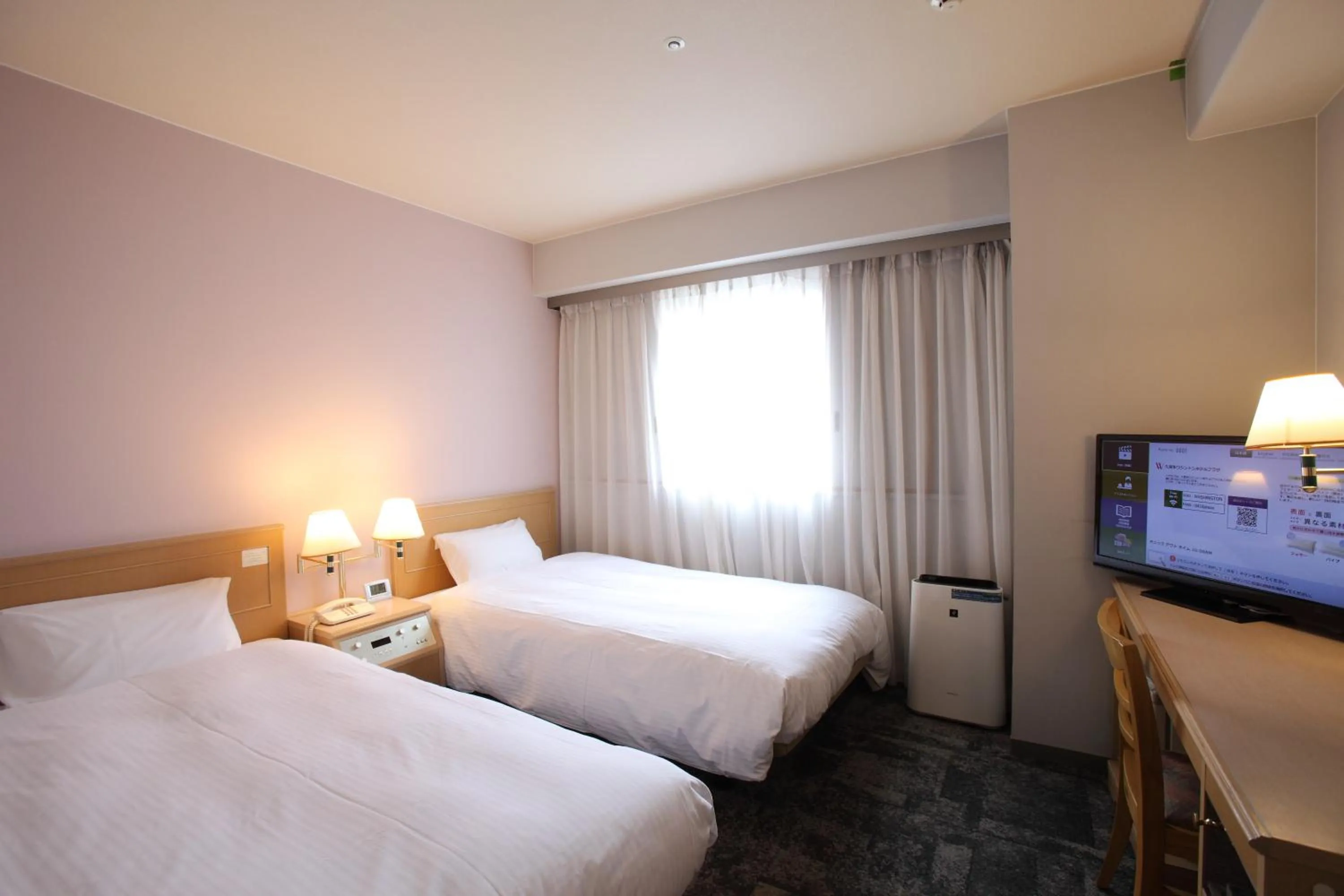 Photo of the whole room, Bed in Kurume Washington Hotel Plaza