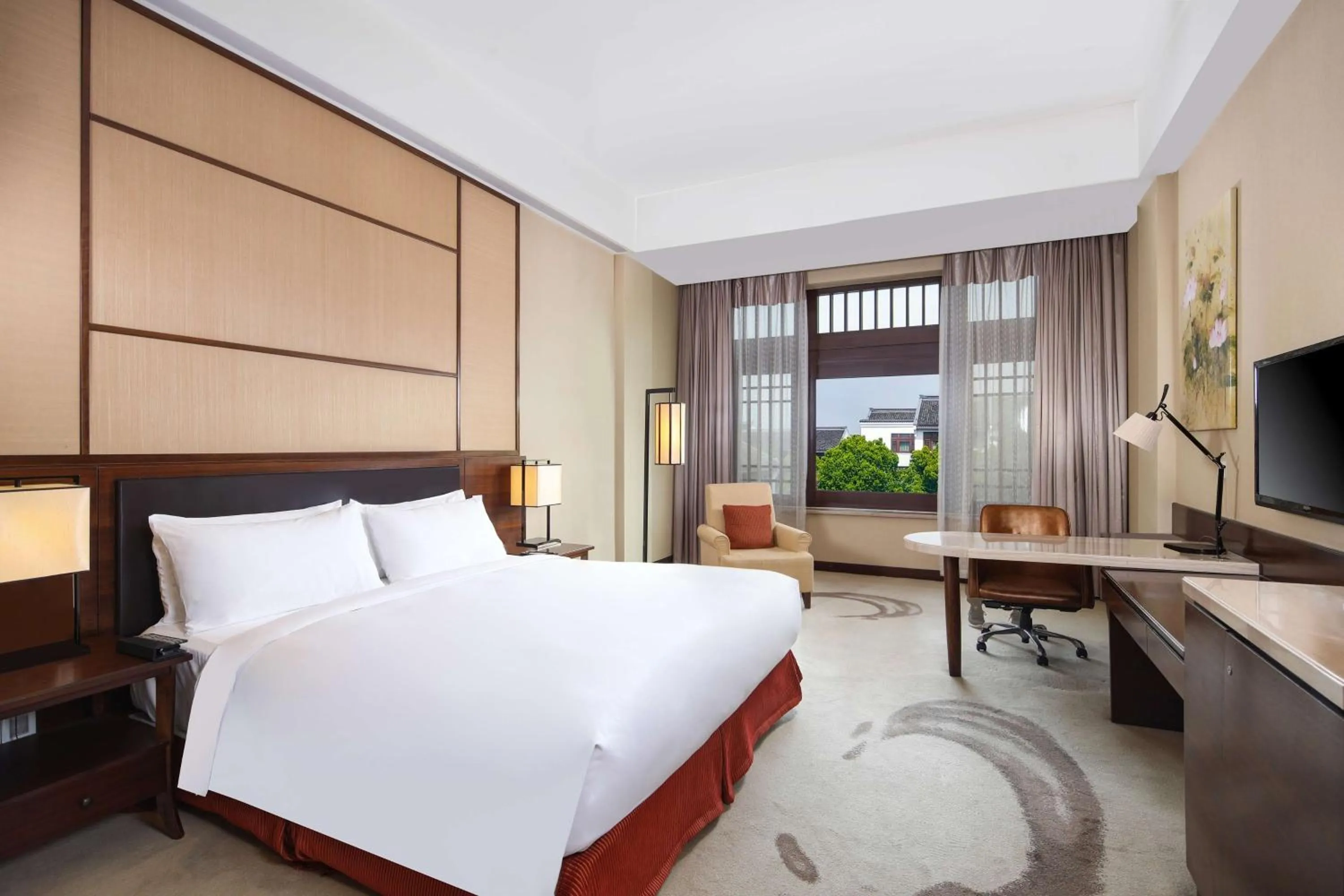 Photo of the whole room, Bed in Radisson Blu Resort Wetland Park