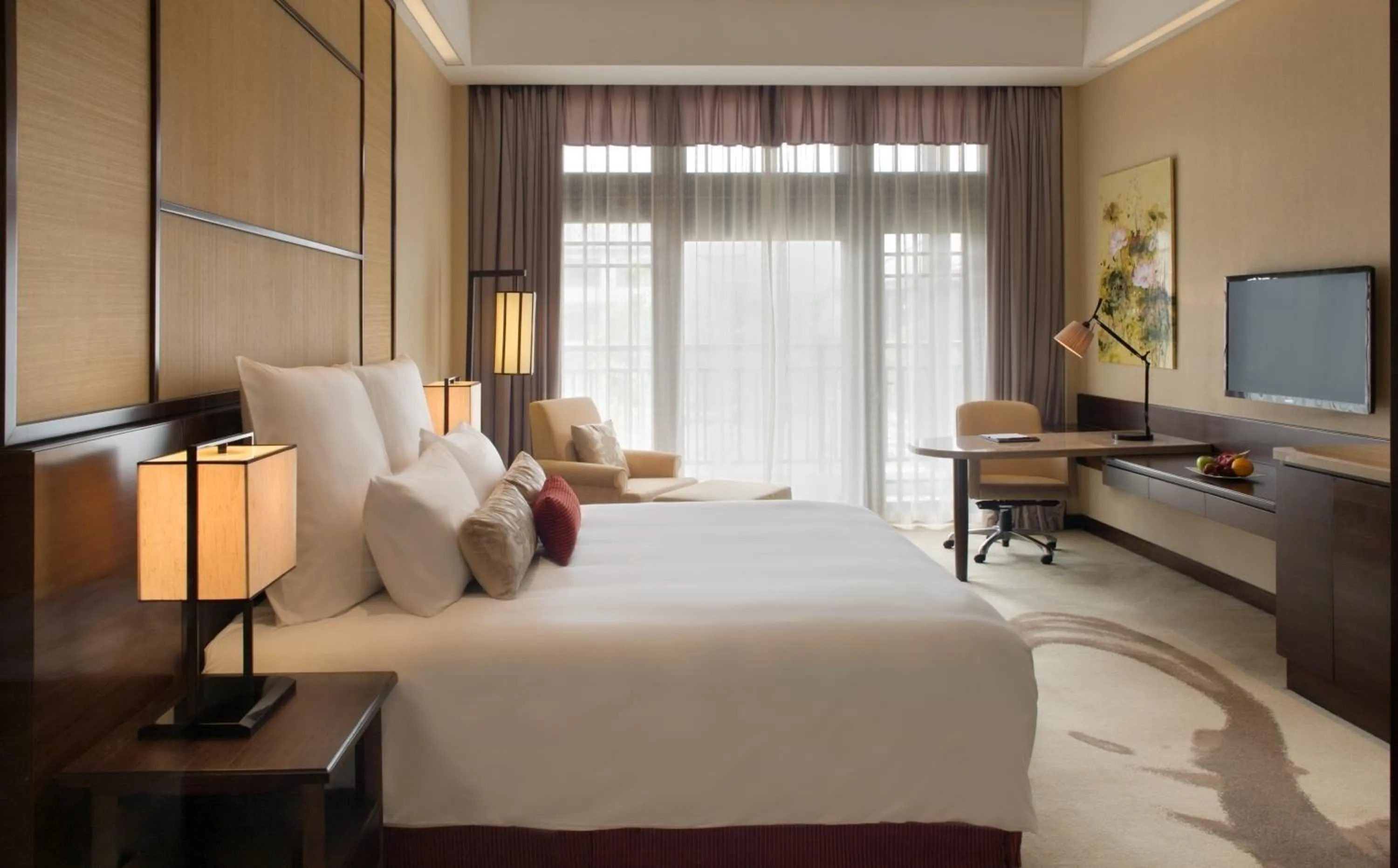 Photo of the whole room, Bed in Radisson Blu Resort Wetland Park