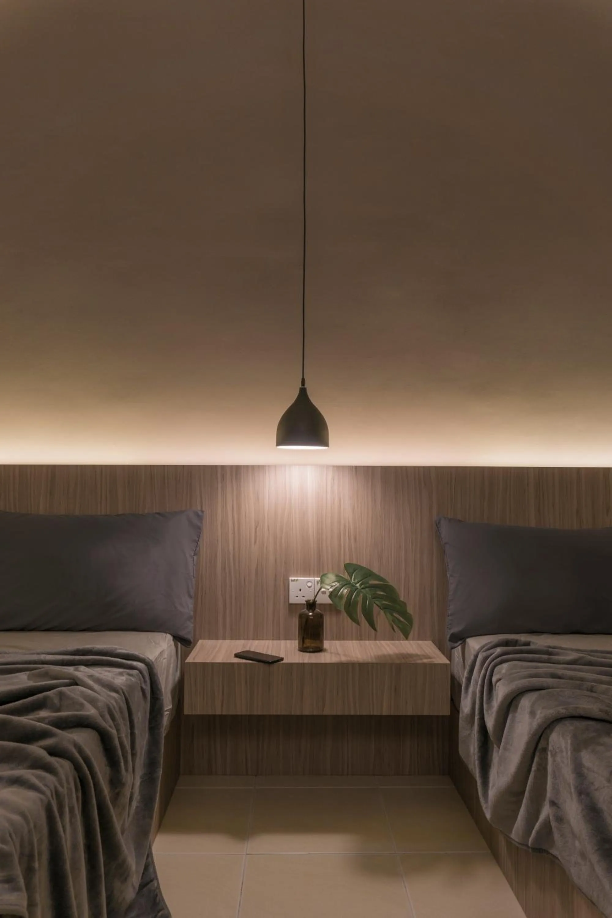 Bed in Arc1901 staycation