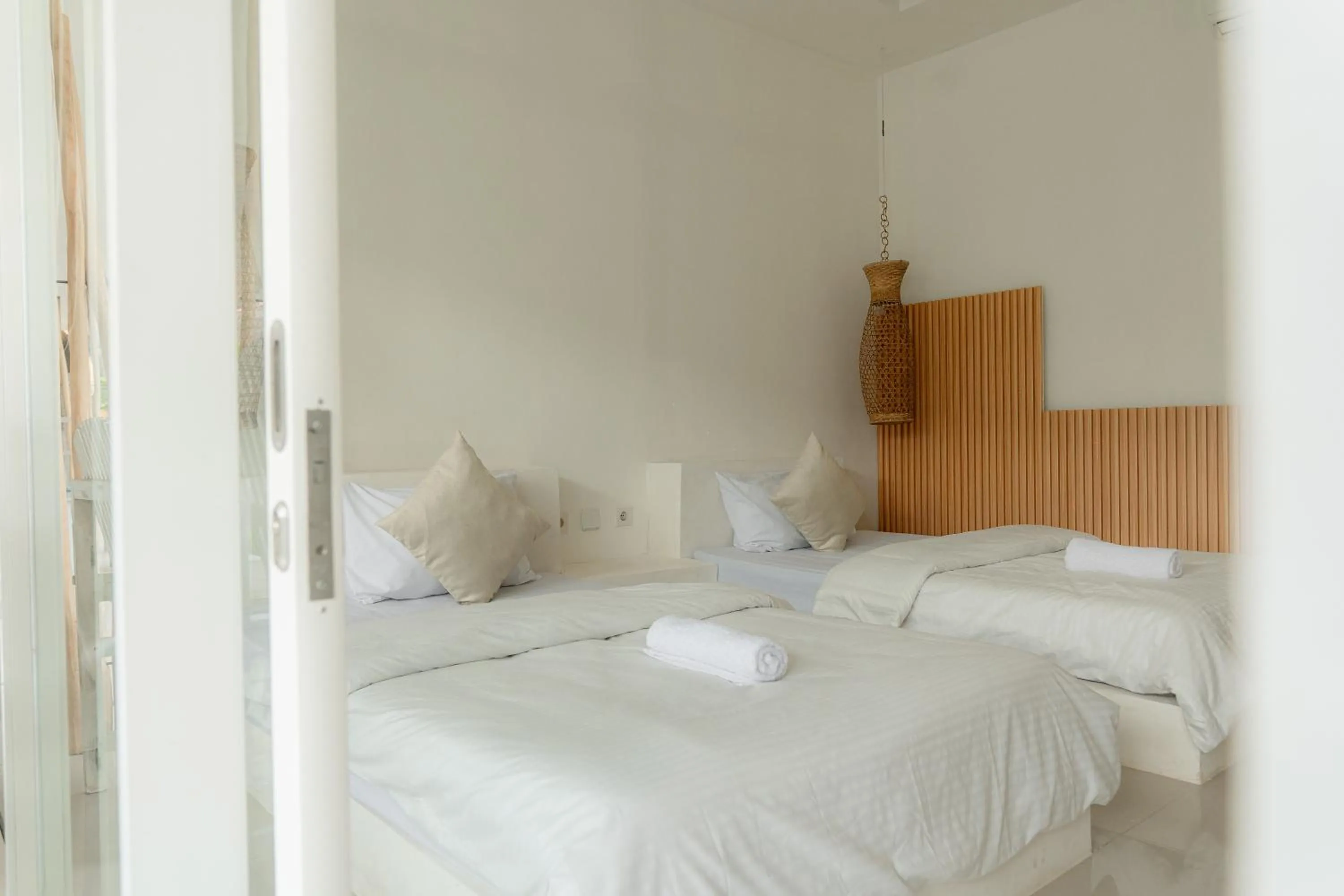 Bed in Gili Paddy Hotel