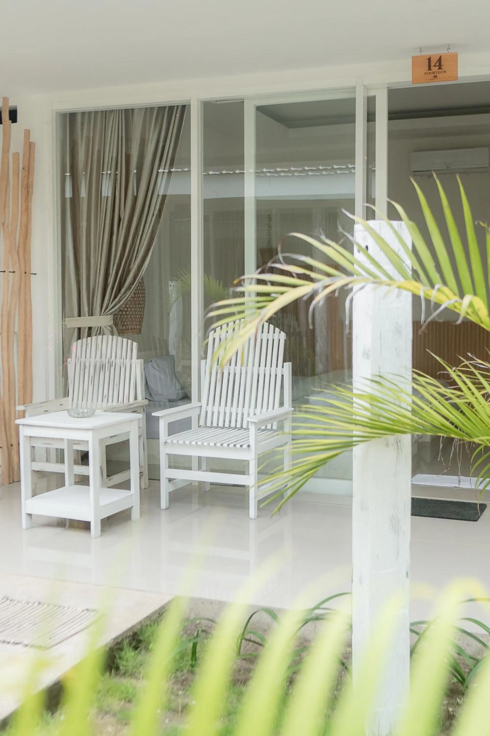 Garden in Gili Paddy Hotel