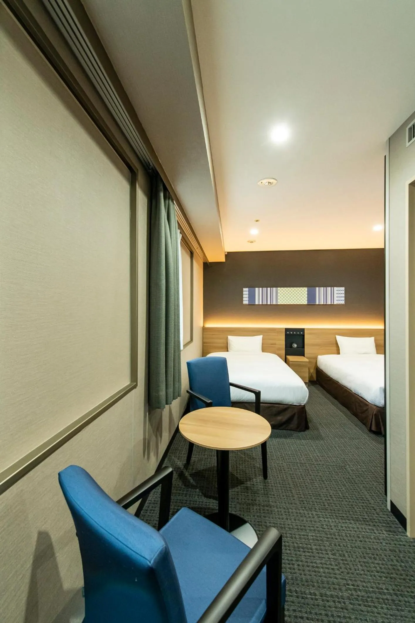 Photo of the whole room, Bed in Hakata Nakasu Washington Hotel Plaza