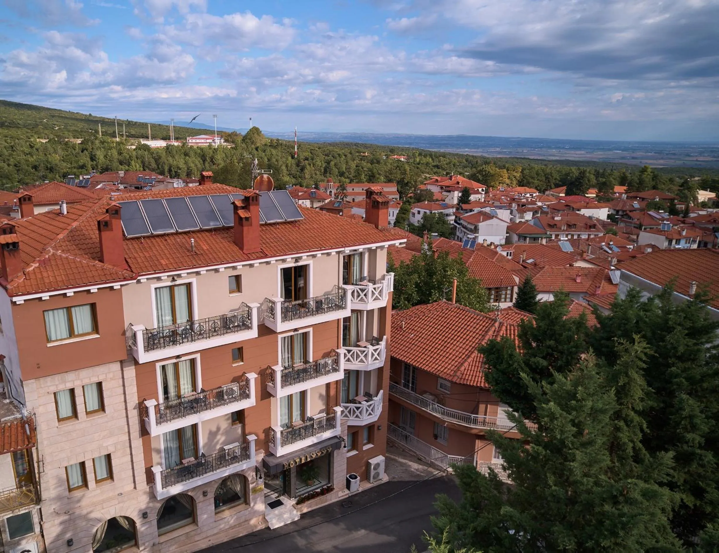 Bird's eye view in Olympus Mediterranean Boutique Hotel