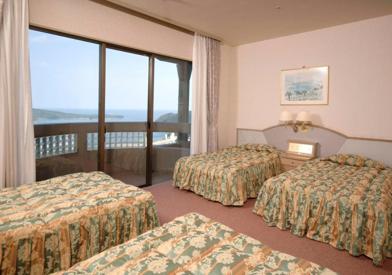 Bed in Izumigo Hotel Altia Toba