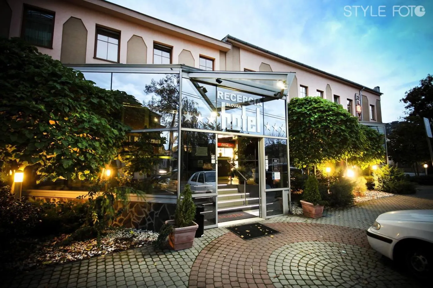 Property building in Hotel Slovan