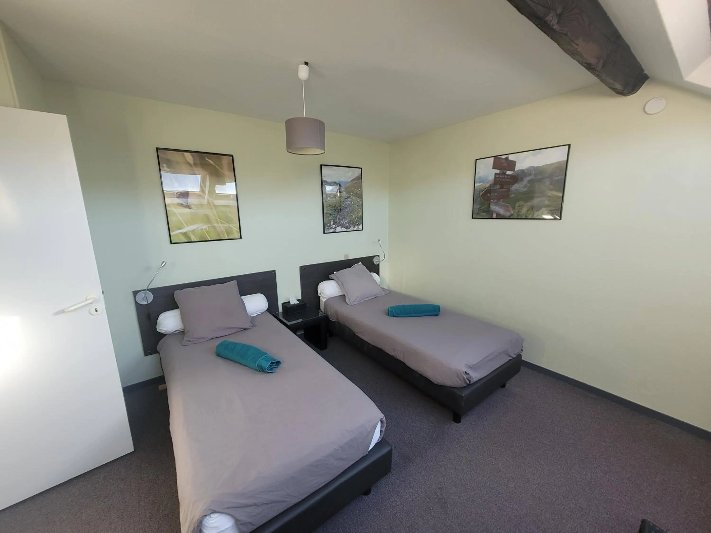 Bed in Hostellerie de Rimplas