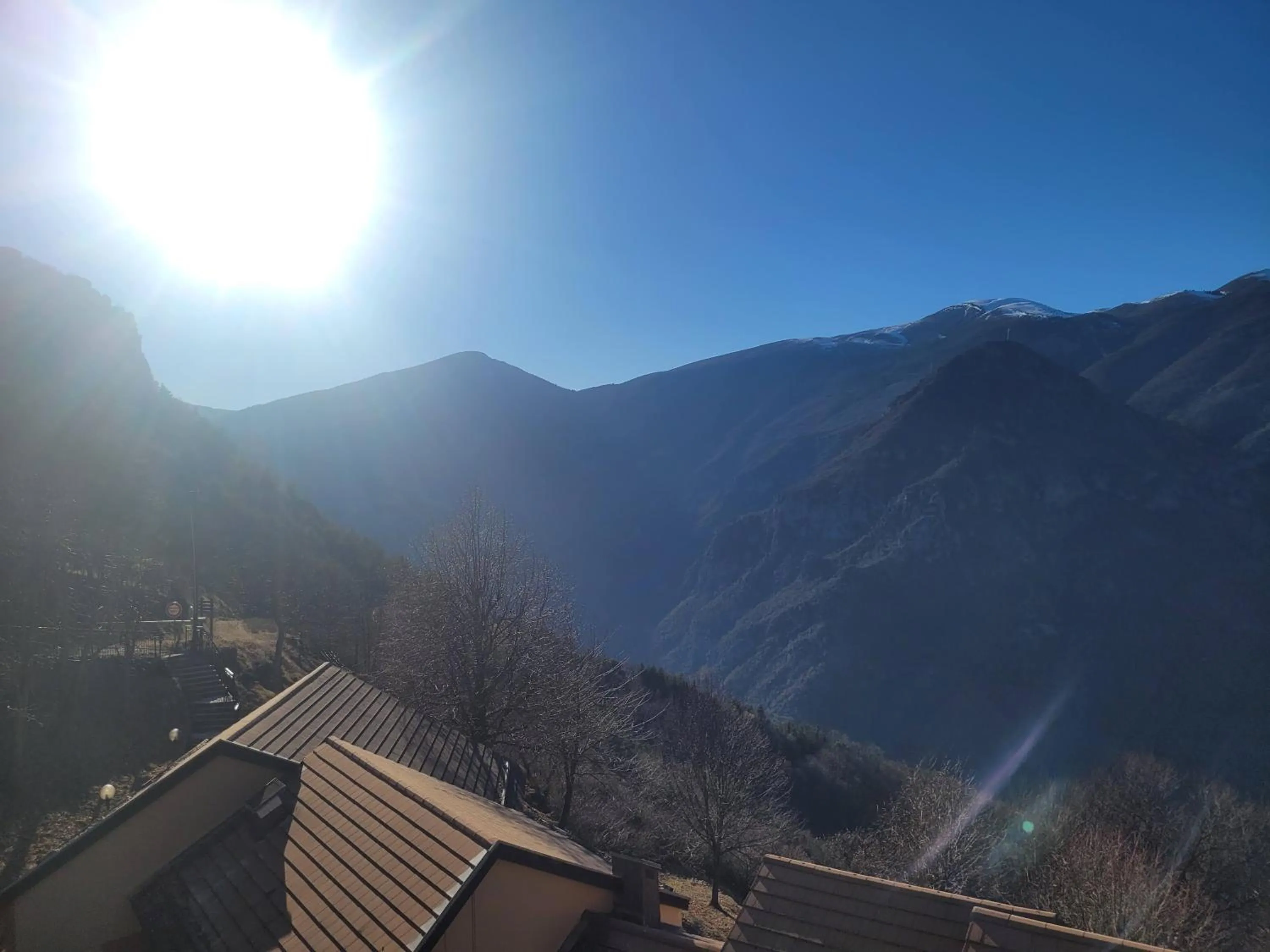 Natural landscape in Hostellerie de Rimplas