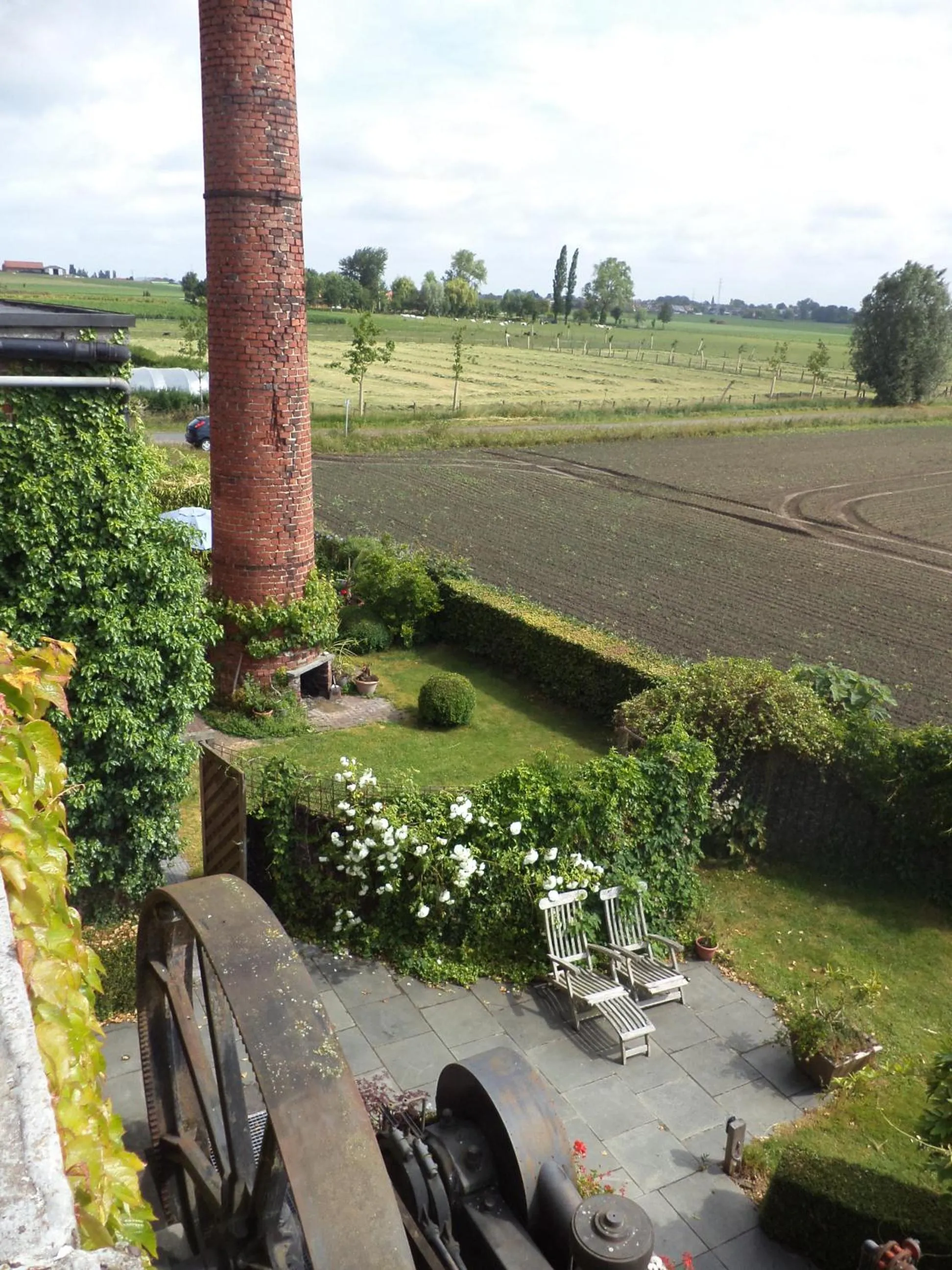 Garden in B&B De Vlaschaerd