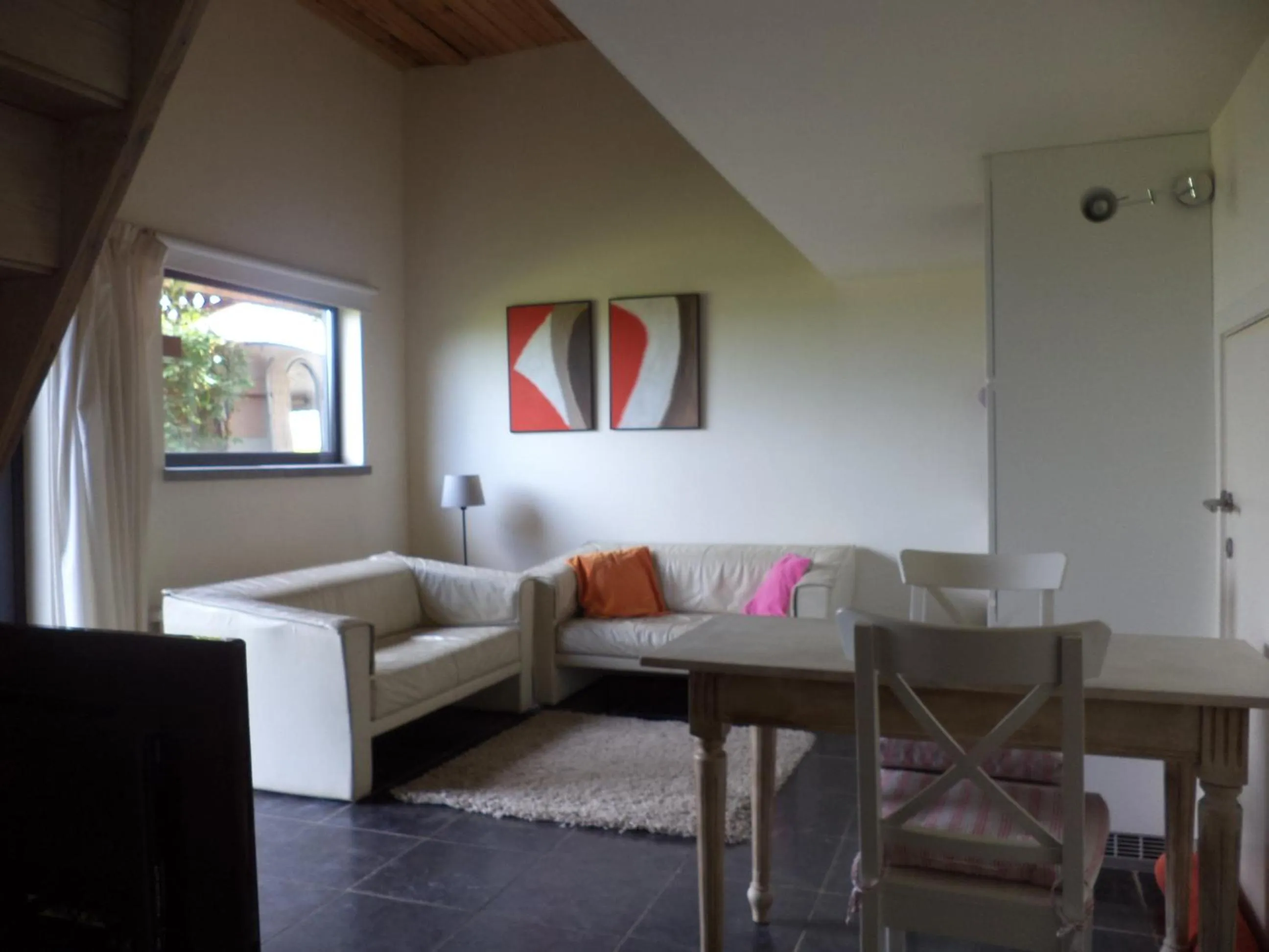 Seating area in B&B De Vlaschaerd