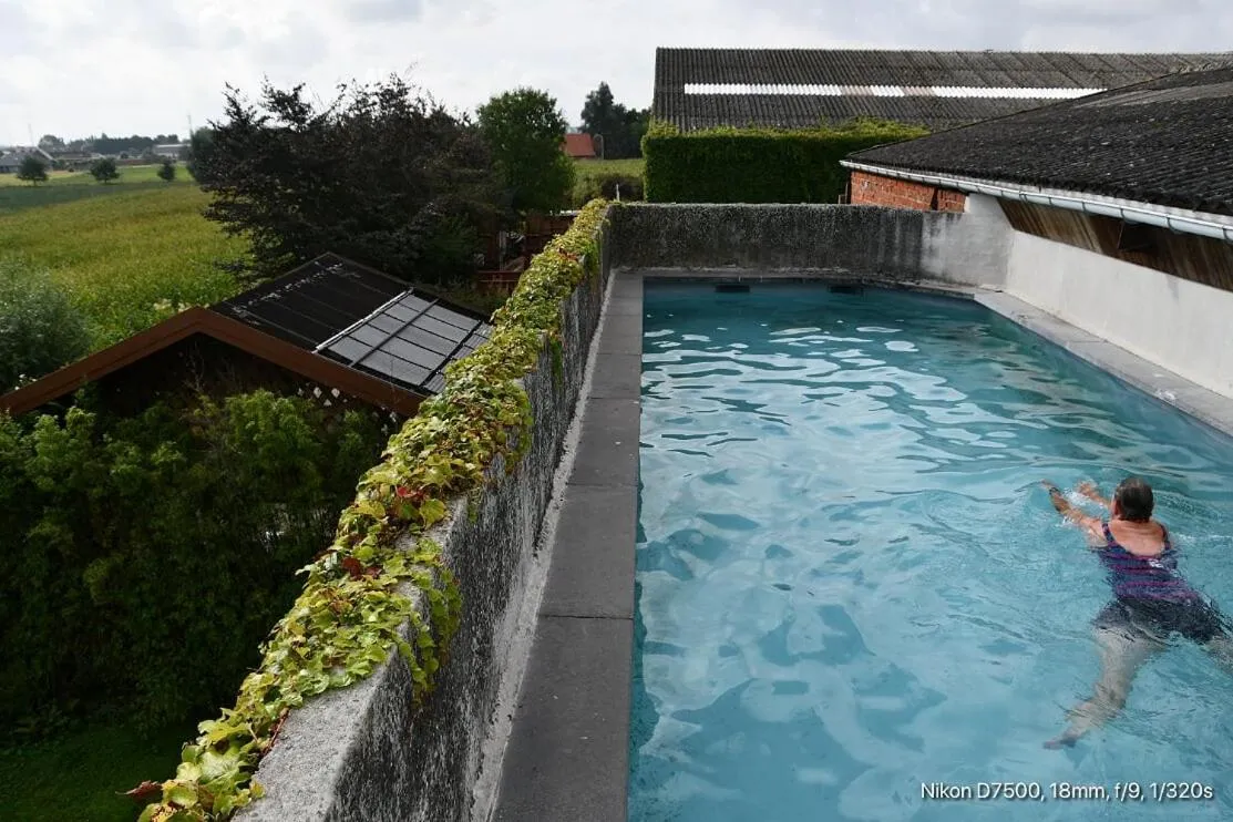 Swimming pool in B&B De Vlaschaerd