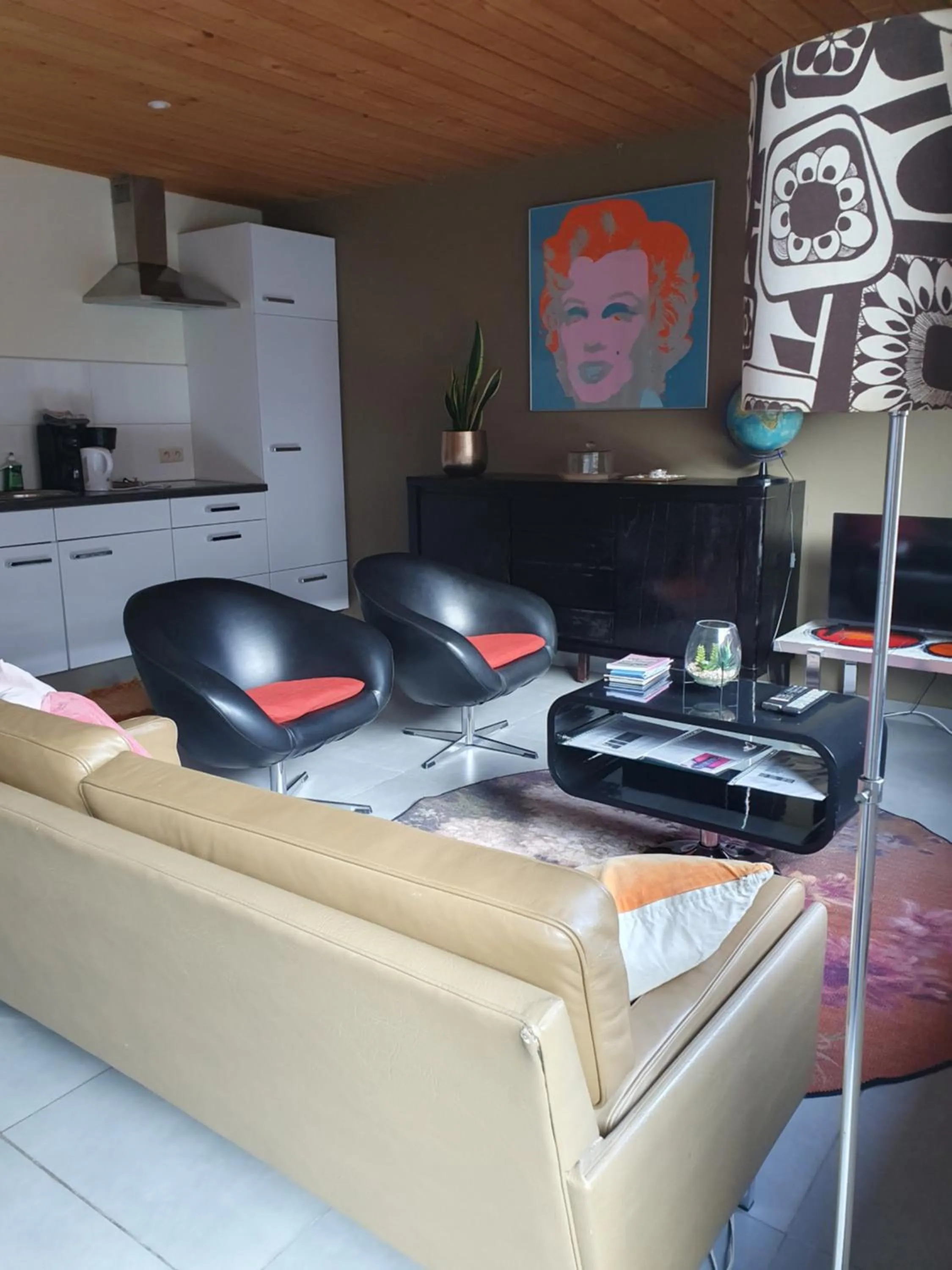 Living room in B&B De Vlaschaerd