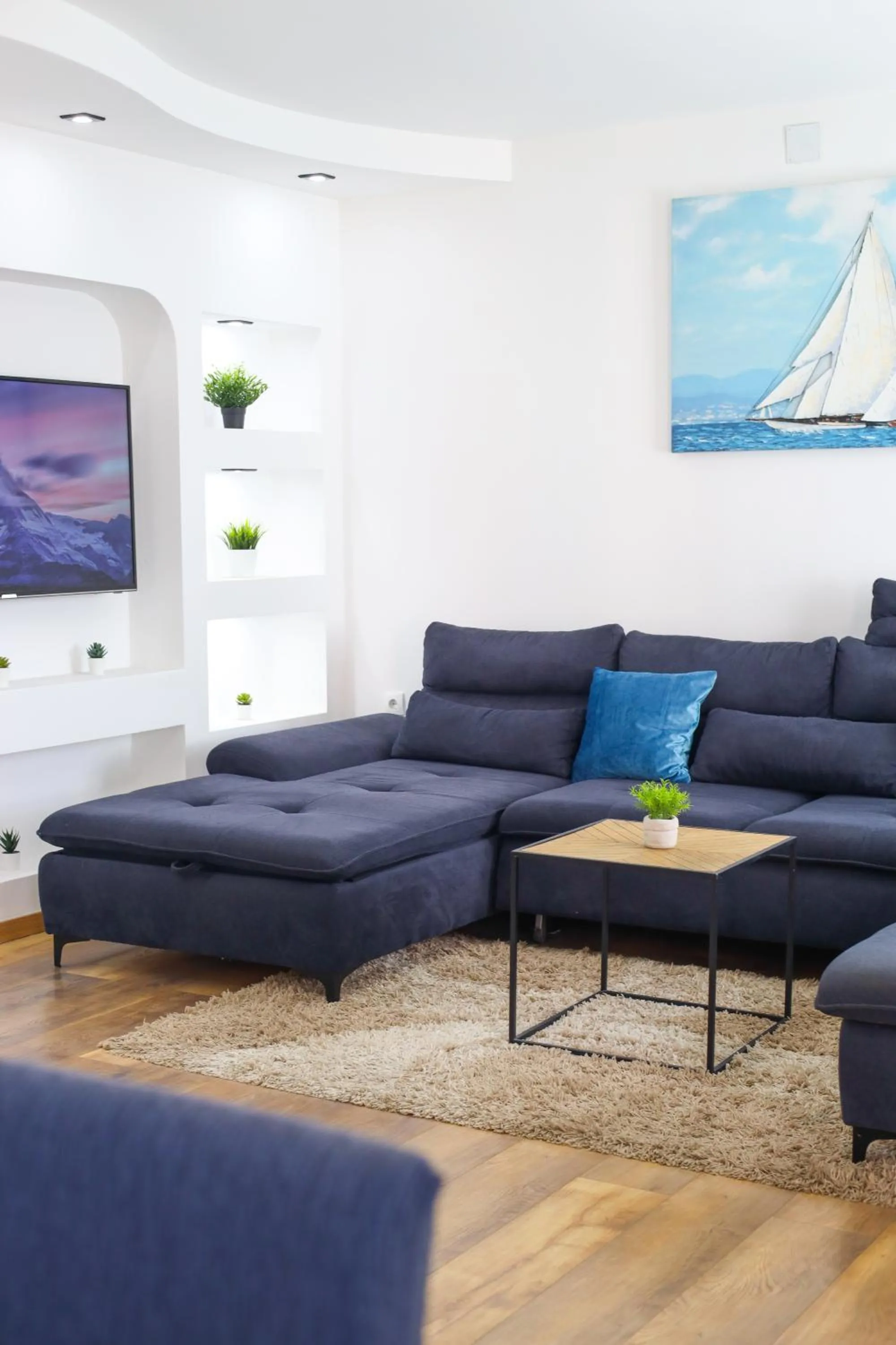 Living room in Airport Stay Apartments