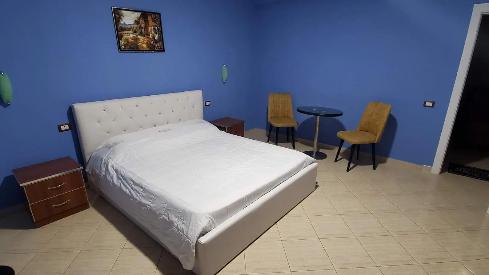 Bed in Chicago hotel