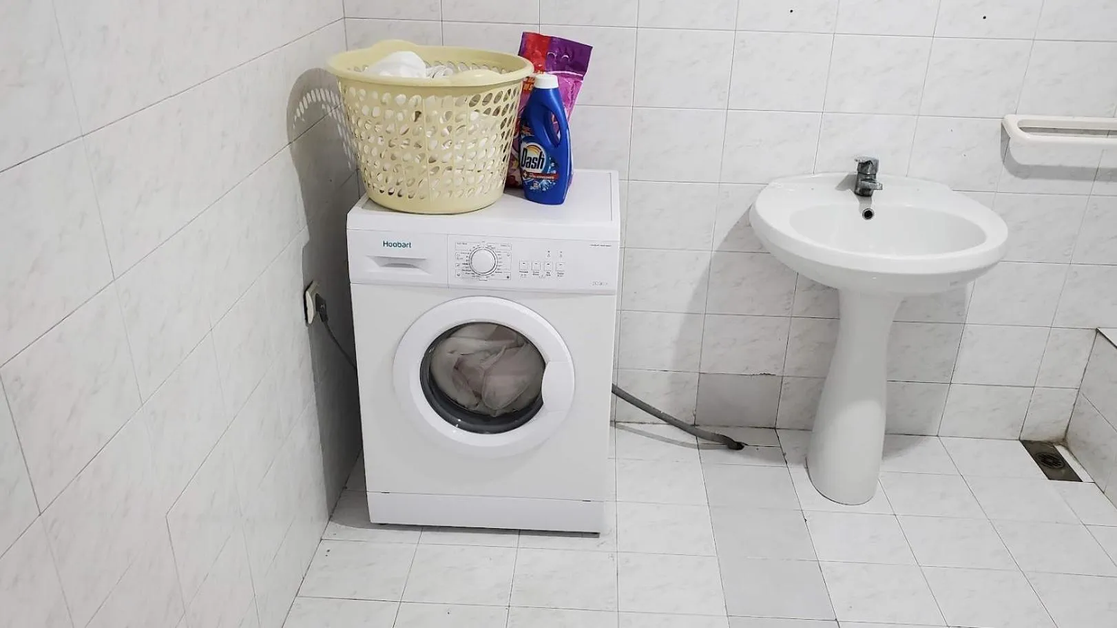 washing machine in Chicago hotel