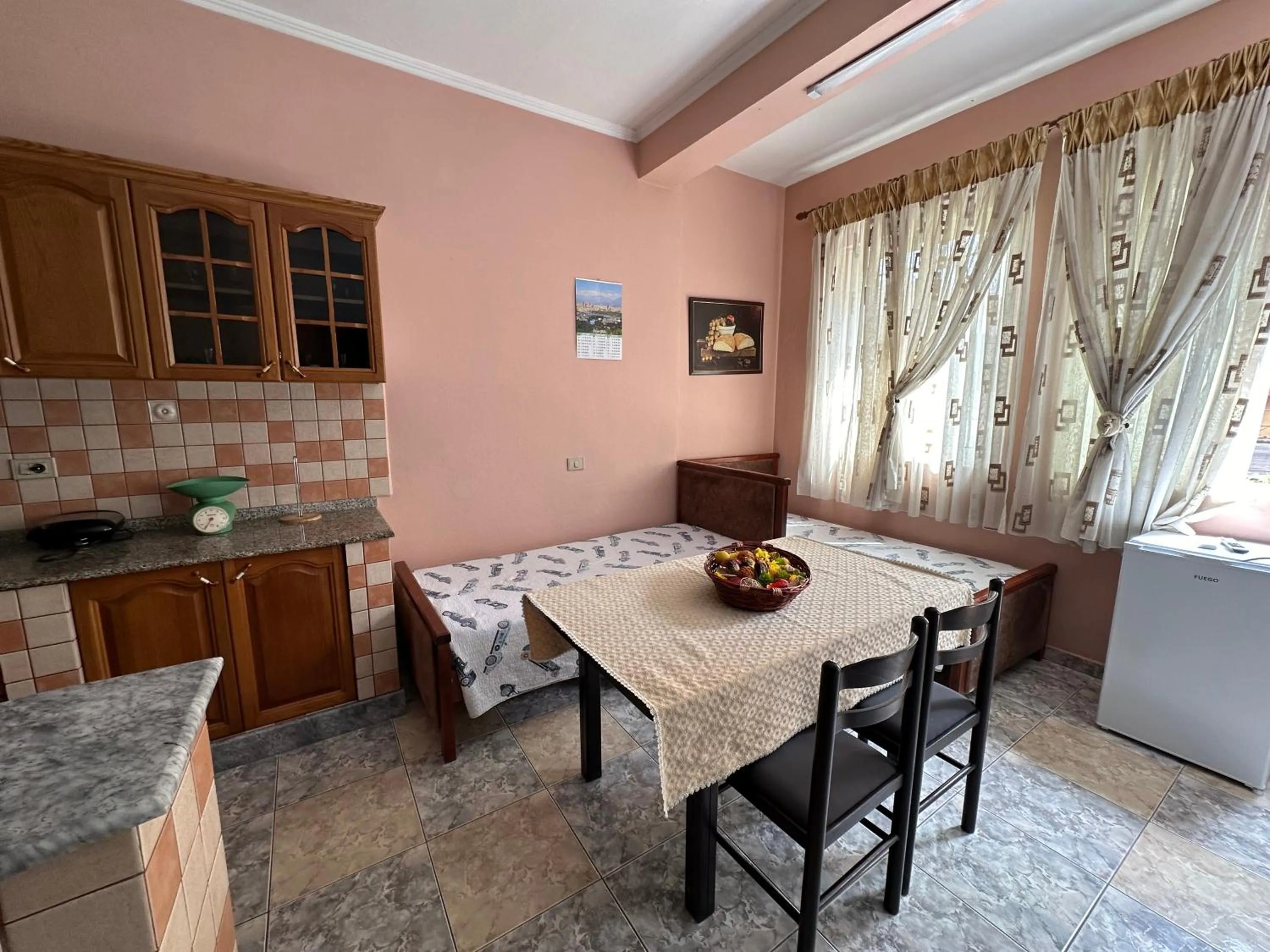 Bed in Chicago hotel