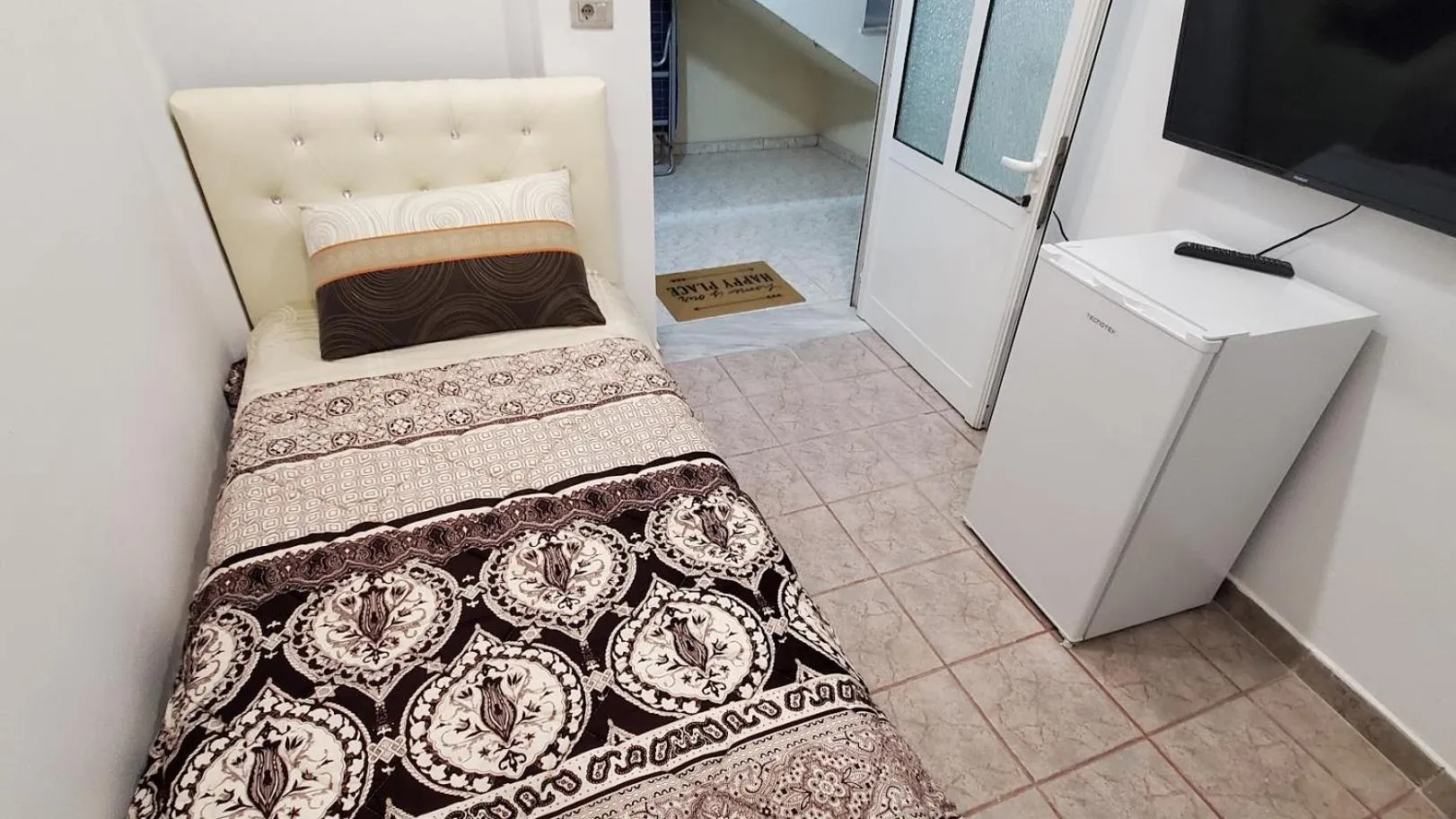 Bed in Chicago hotel