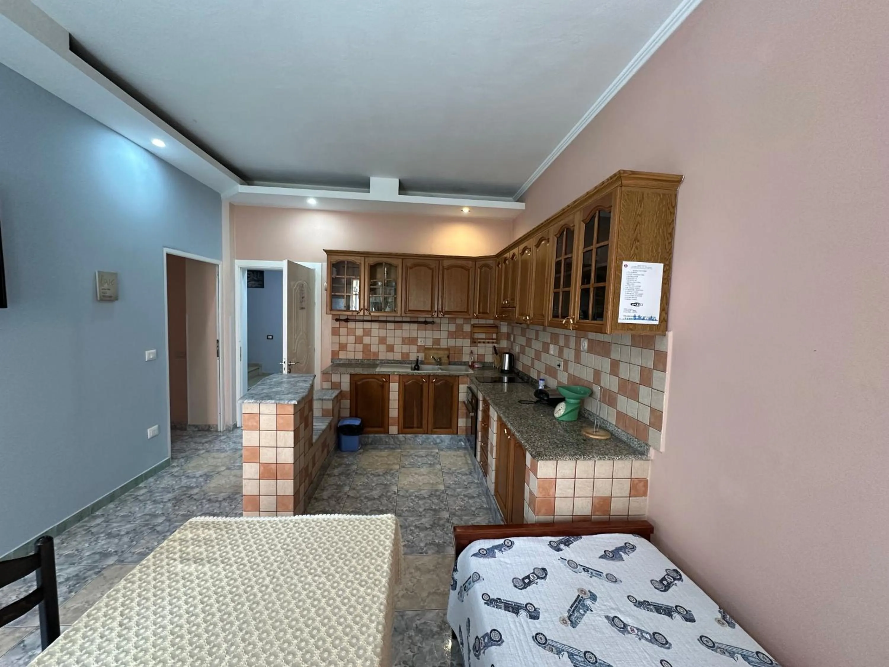 Bed in Chicago hotel