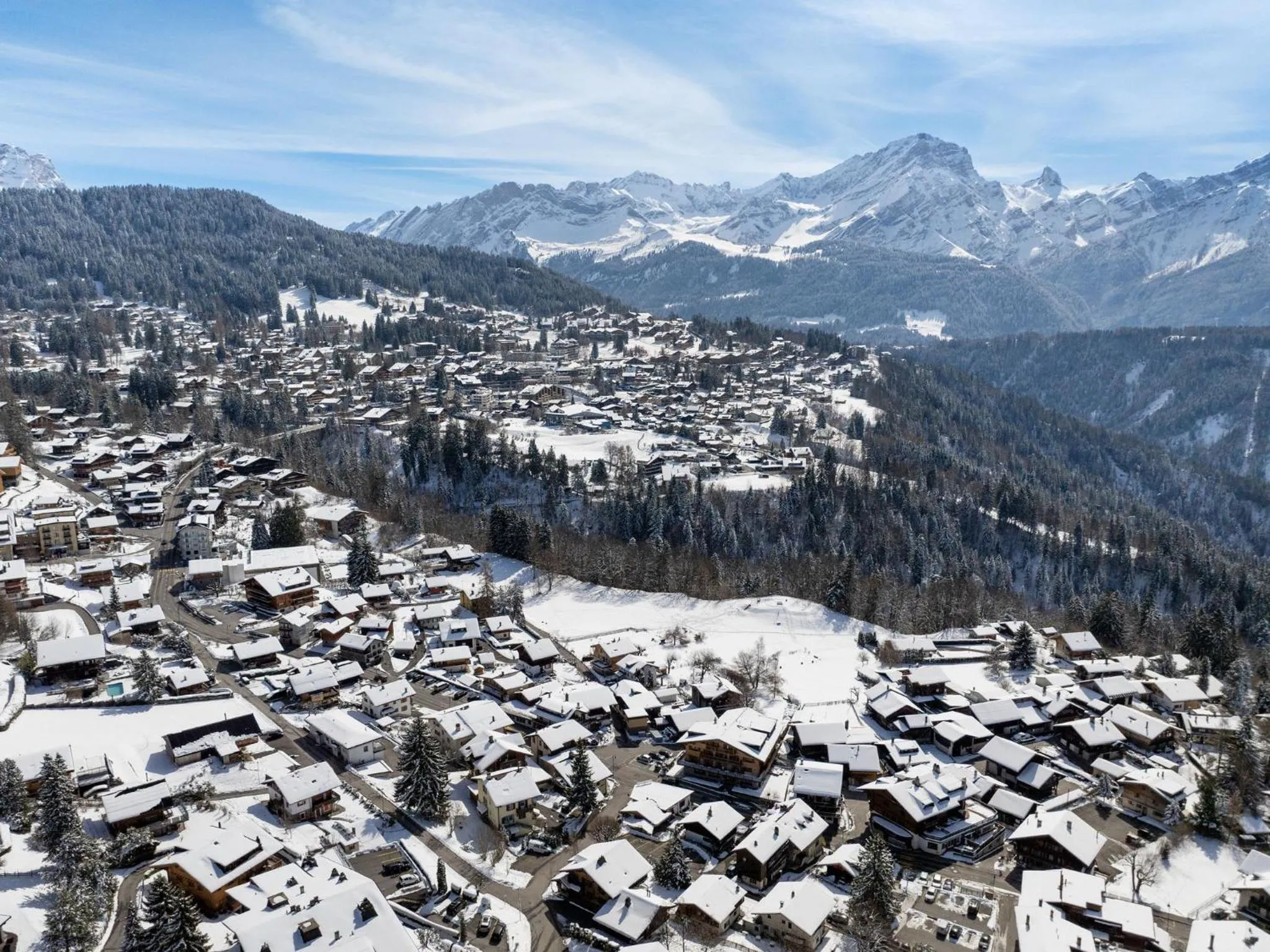 Bird's eye view in Chalet Saint Piran-1 by Interhome