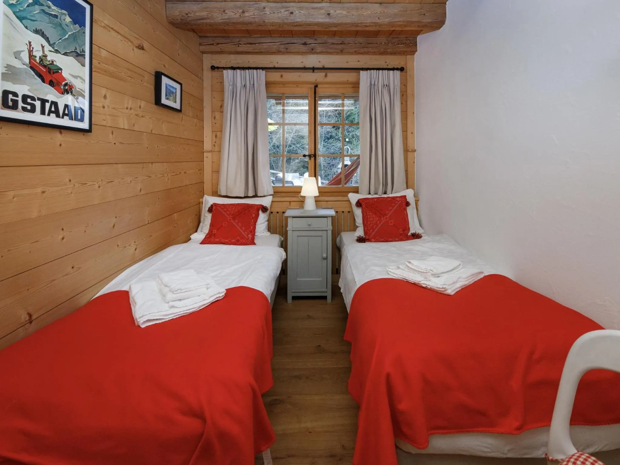 Bedroom, Bed in Chalet Saint Piran-1 by Interhome