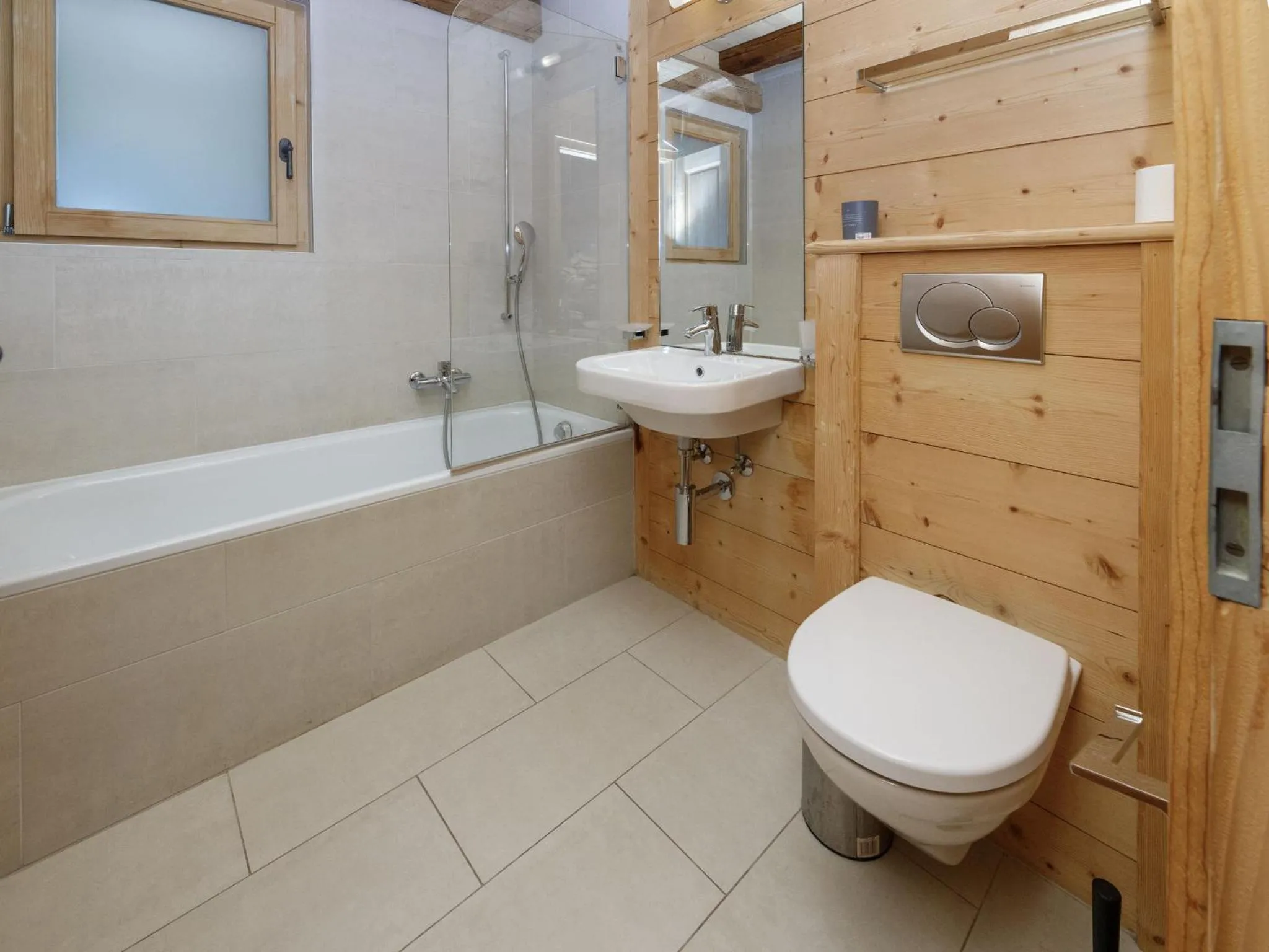 Bathroom in Chalet Saint Piran-1 by Interhome