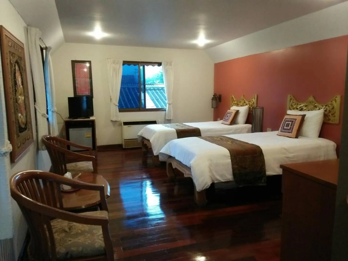 Bed in Hotel Siblanburi Resort