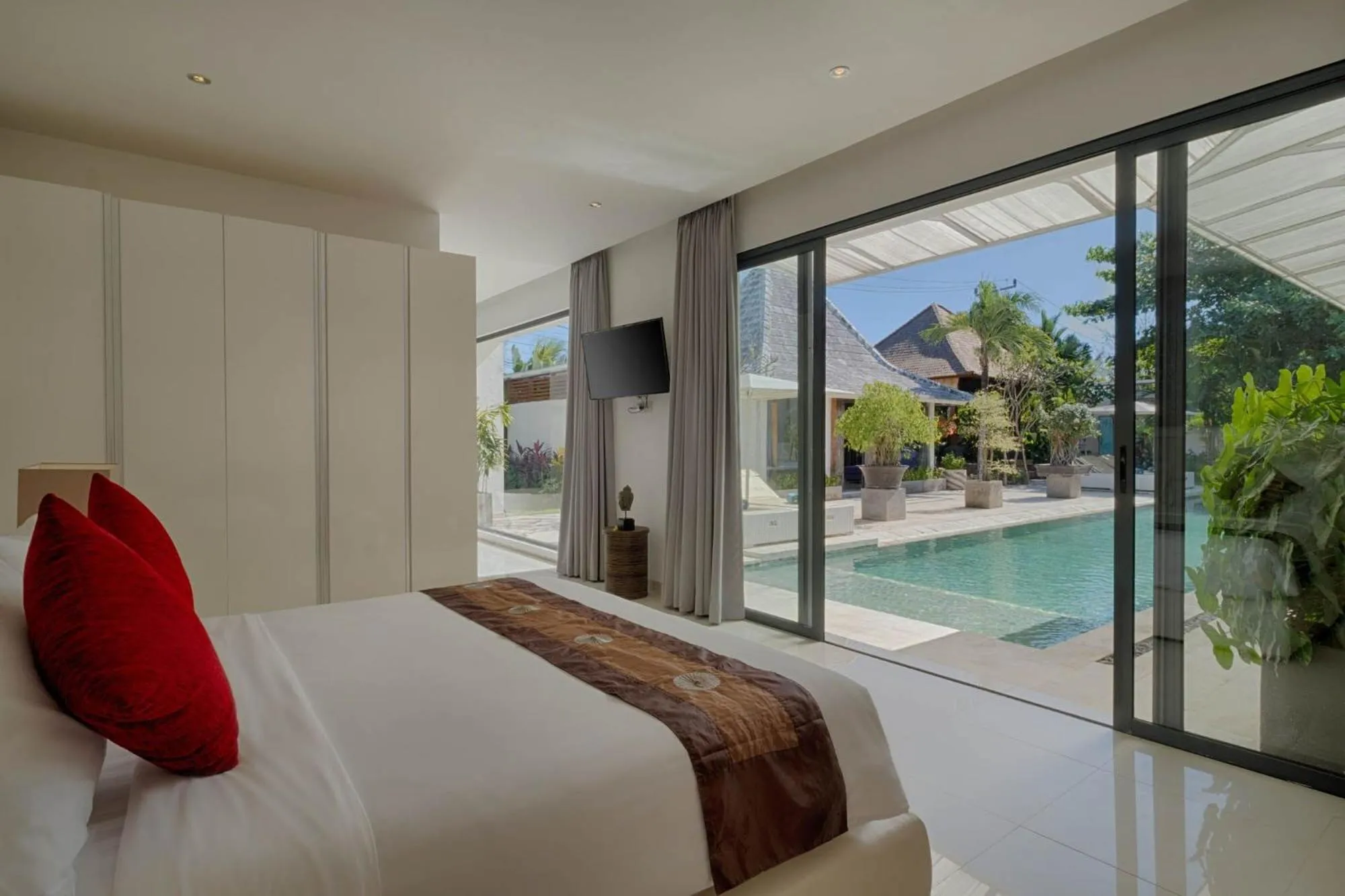 Bed in Canggu Villa by Sanga Sanga Hospitality