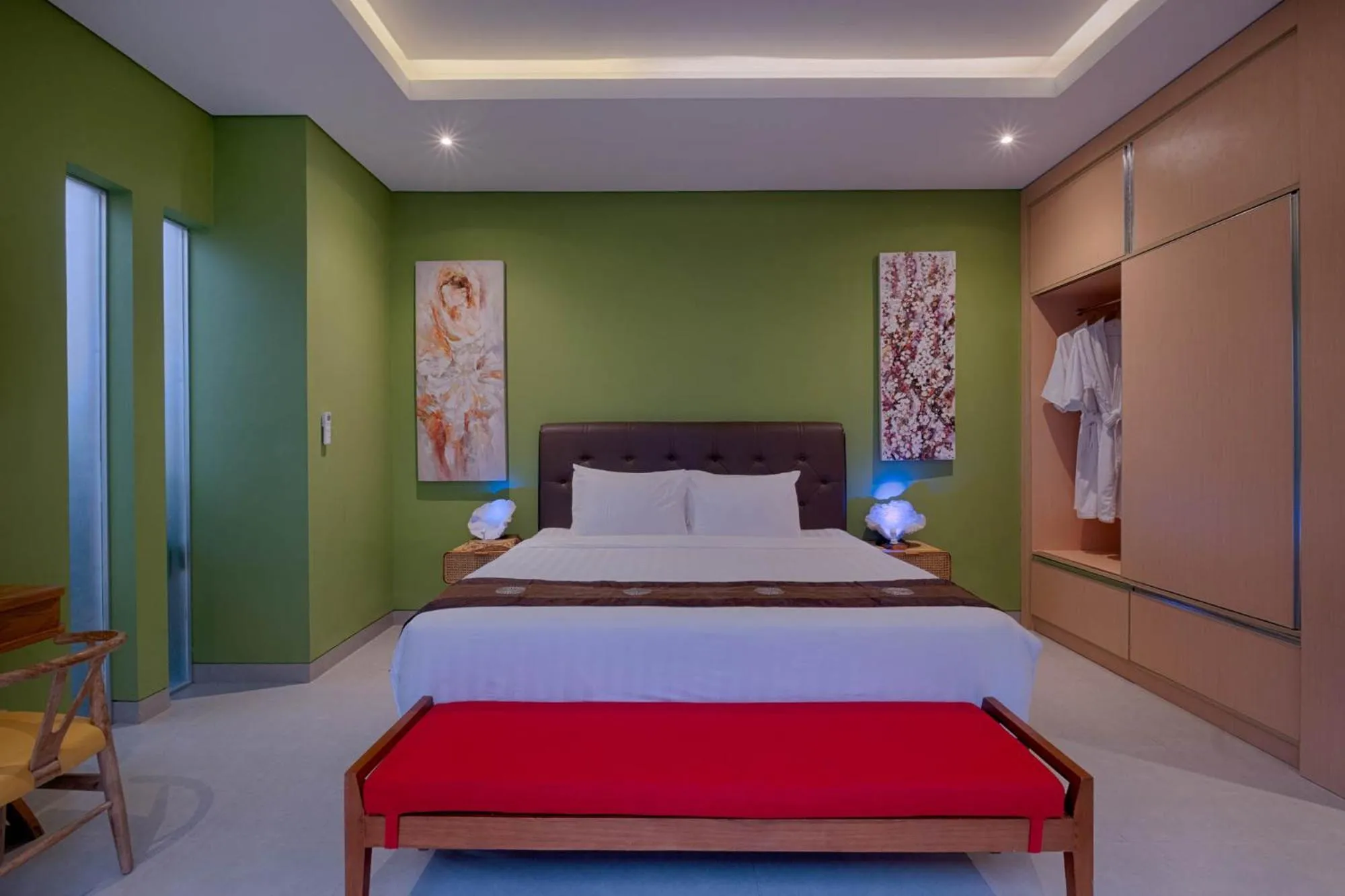 Bedroom, Bed in Canggu Villa by Sanga Sanga Hospitality