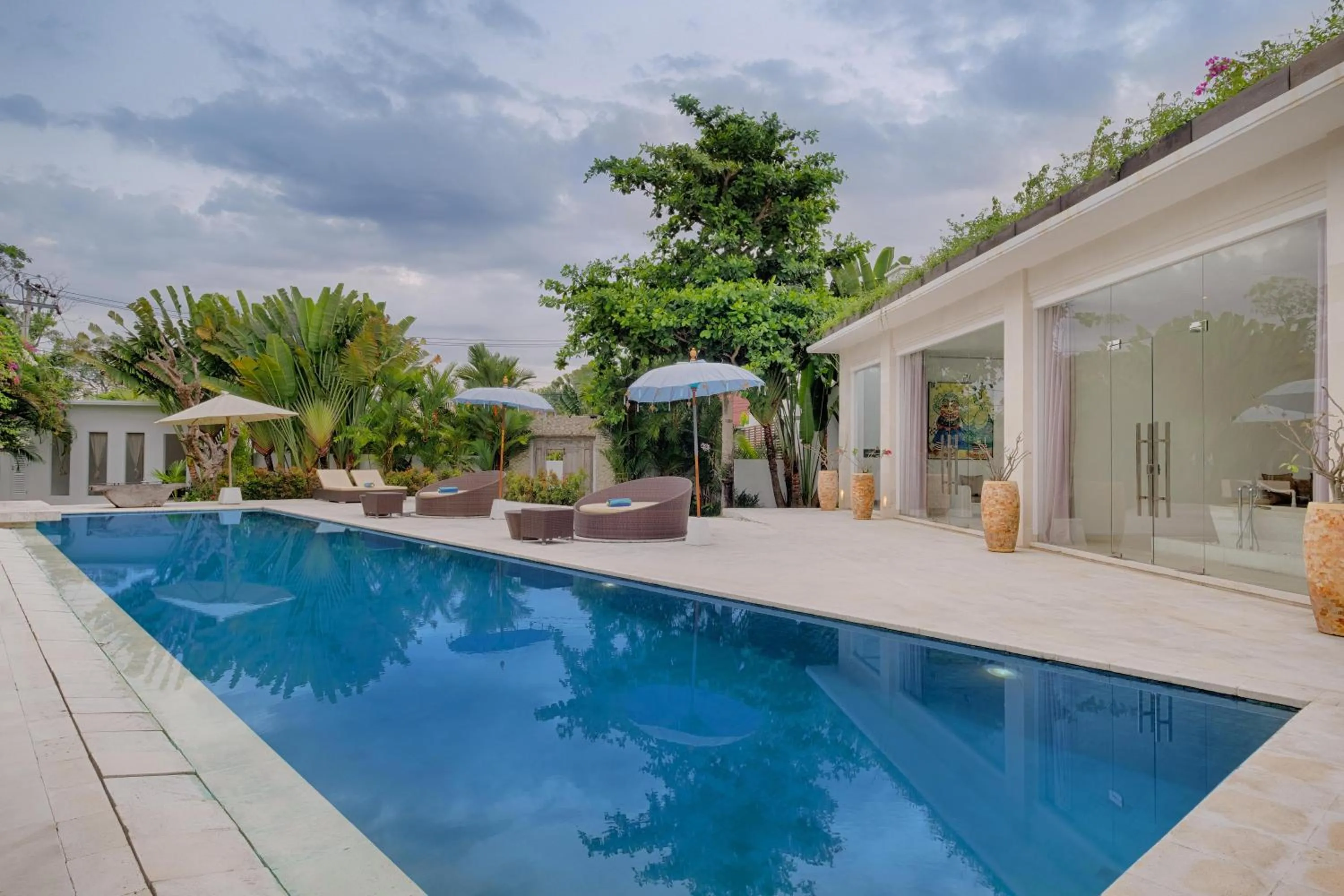 Property building in Canggu Villa by Sanga Sanga Hospitality