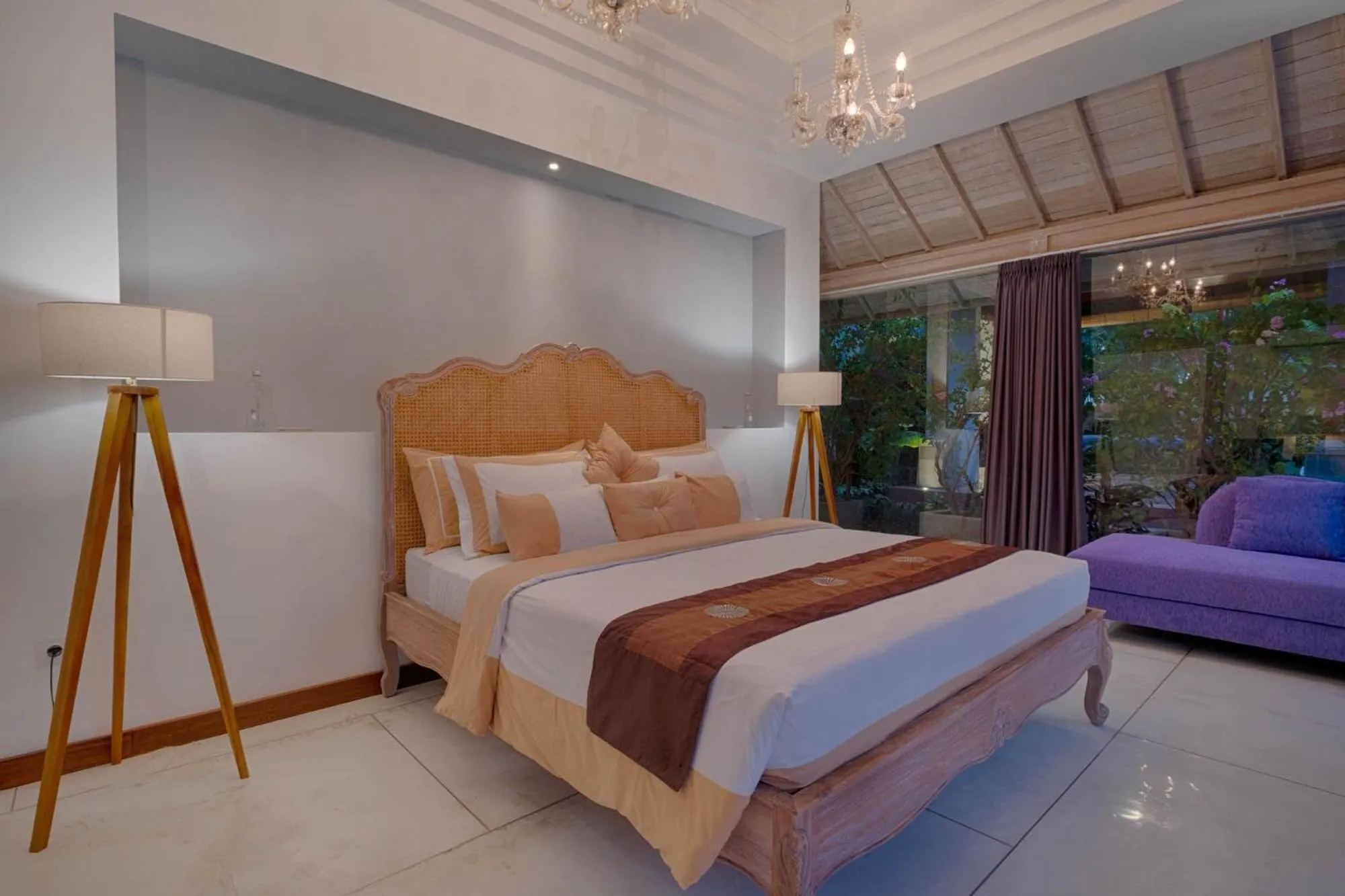 Bed in Canggu Villa by Sanga Sanga Hospitality