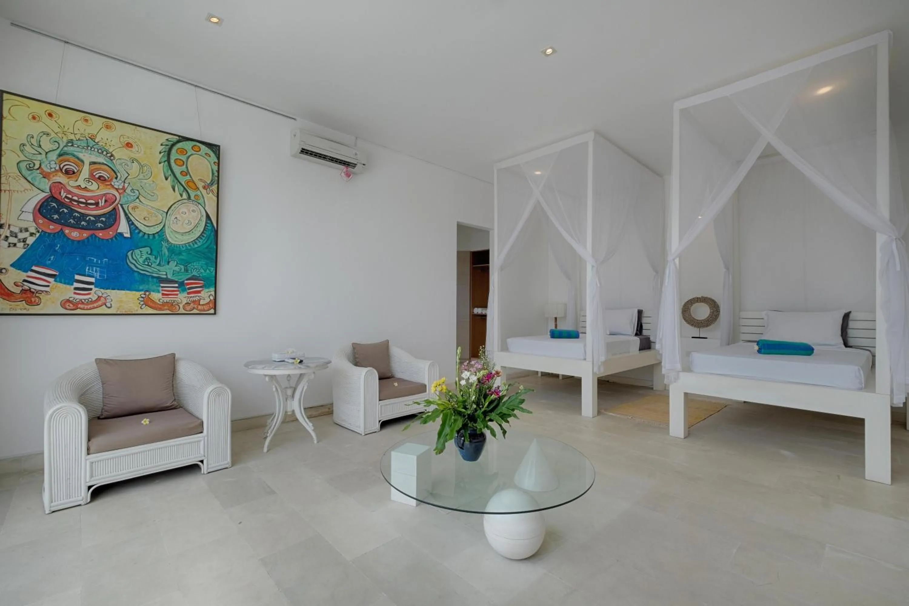 Seating area in Canggu Villa by Sanga Sanga Hospitality