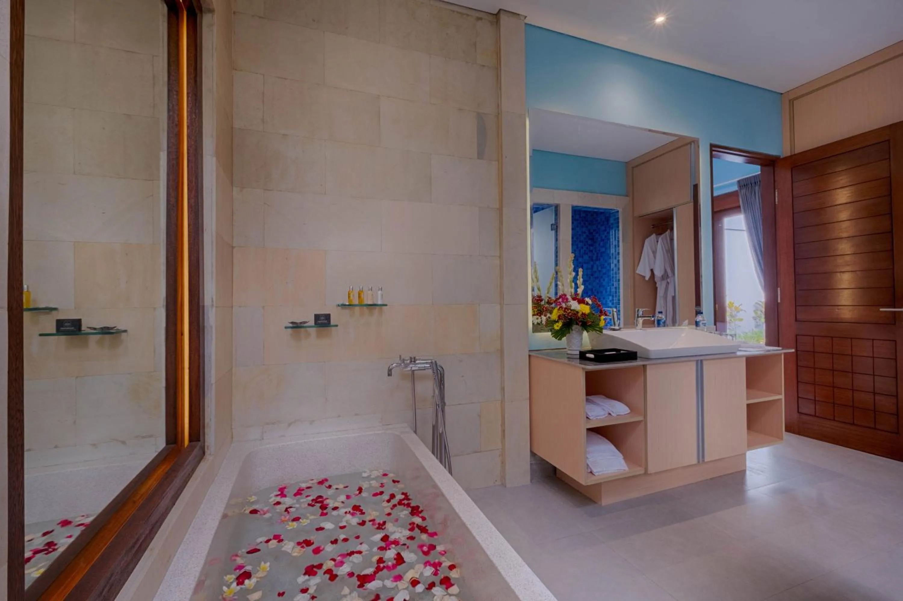 Bathroom in Canggu Villa by Sanga Sanga Hospitality