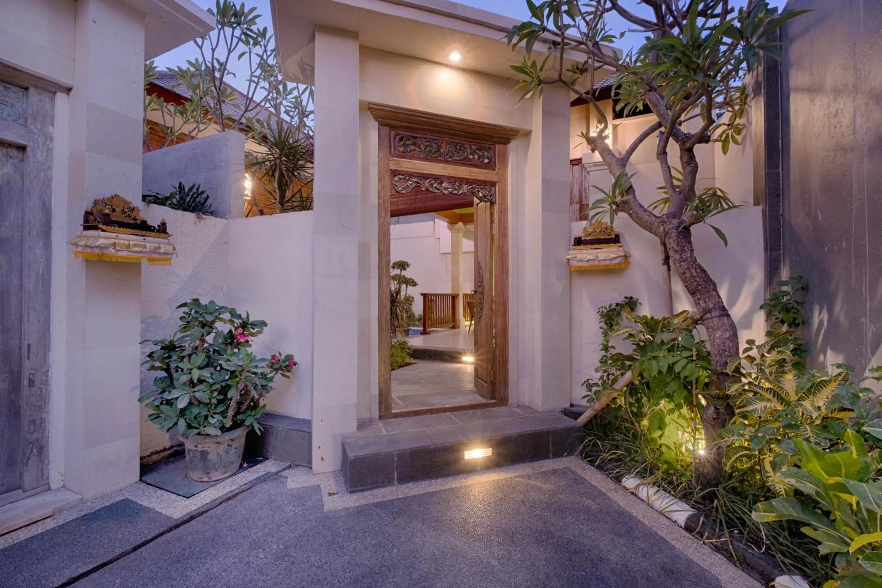 Facade/entrance in Canggu Villa by Sanga Sanga Hospitality