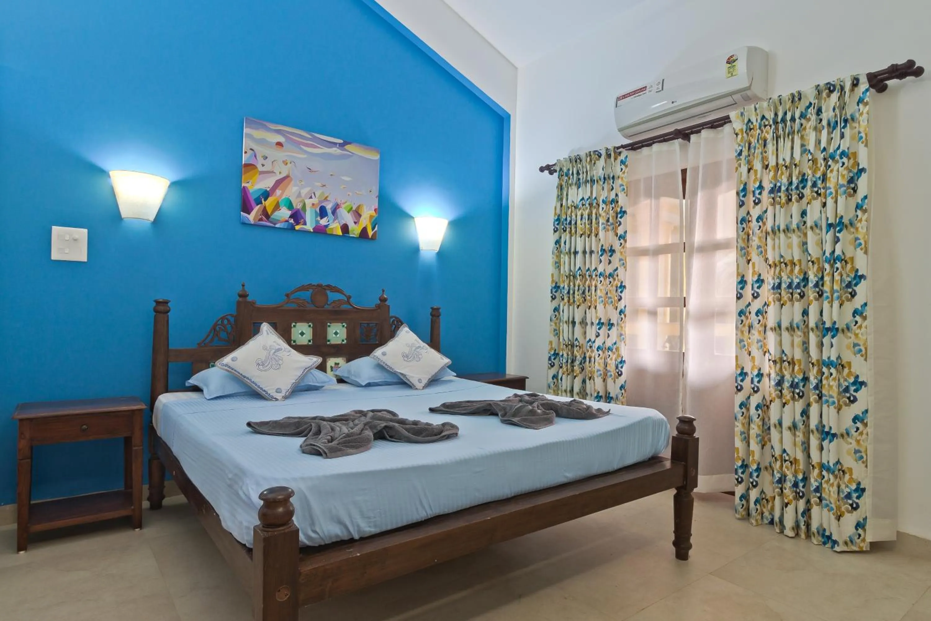 Bedroom, Bed in Villa Calangute Phase 2