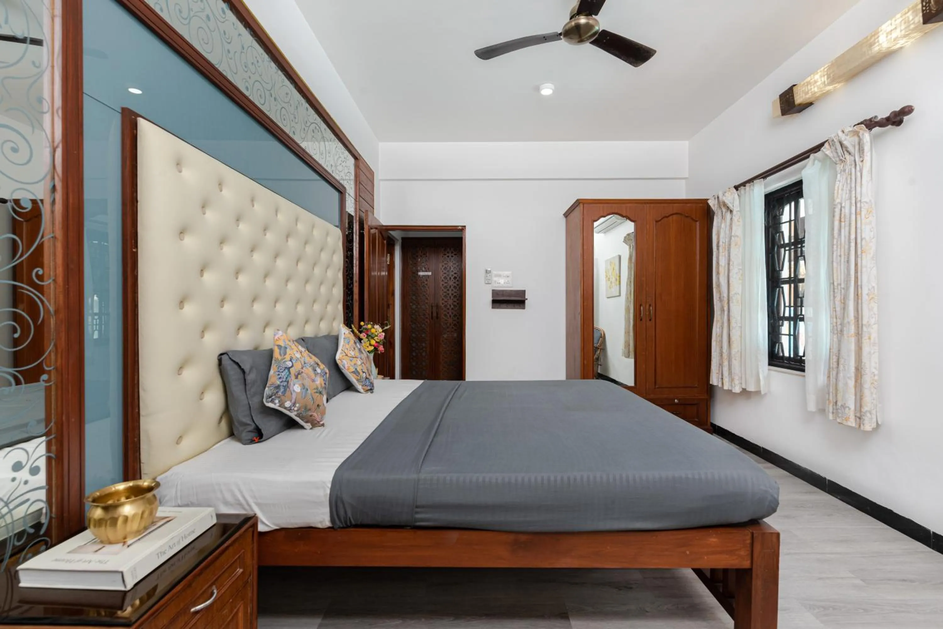 Bedroom, Bed in Villa Calangute Phase 2