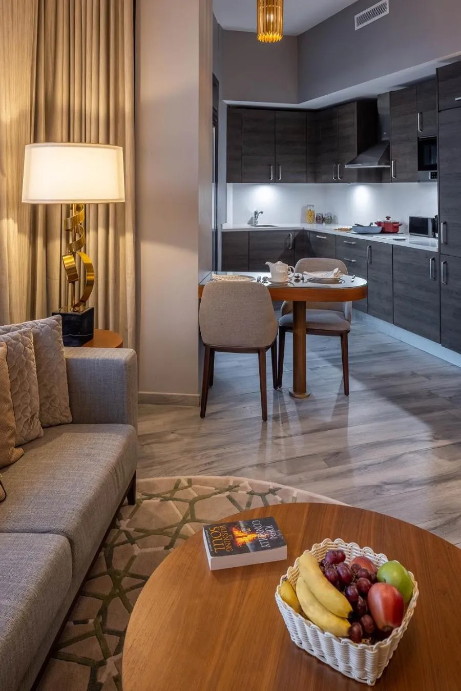 Kitchen or kitchenette in Ascott Corniche Al Khobar