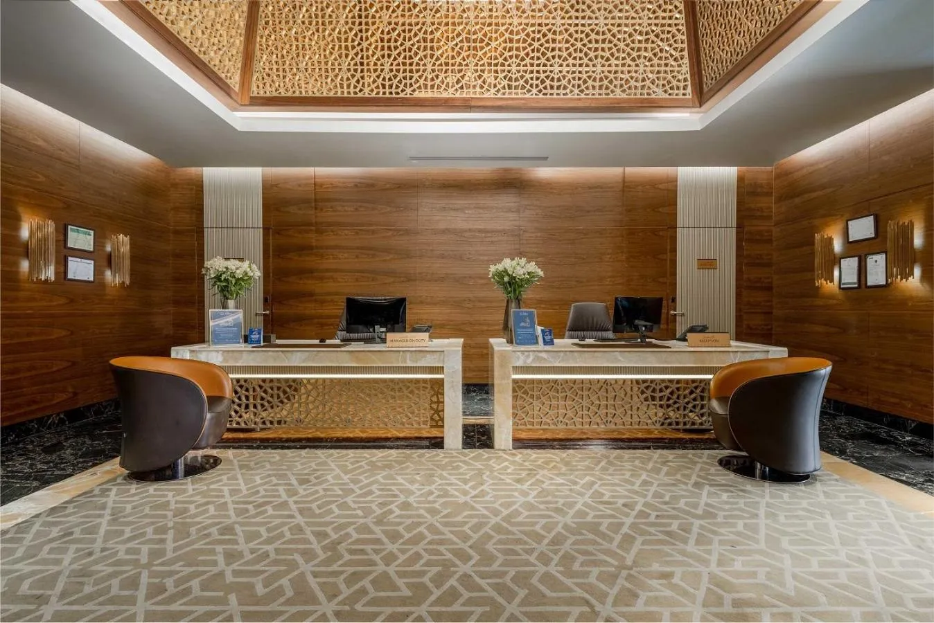 Lobby or reception in Ascott Corniche Al Khobar