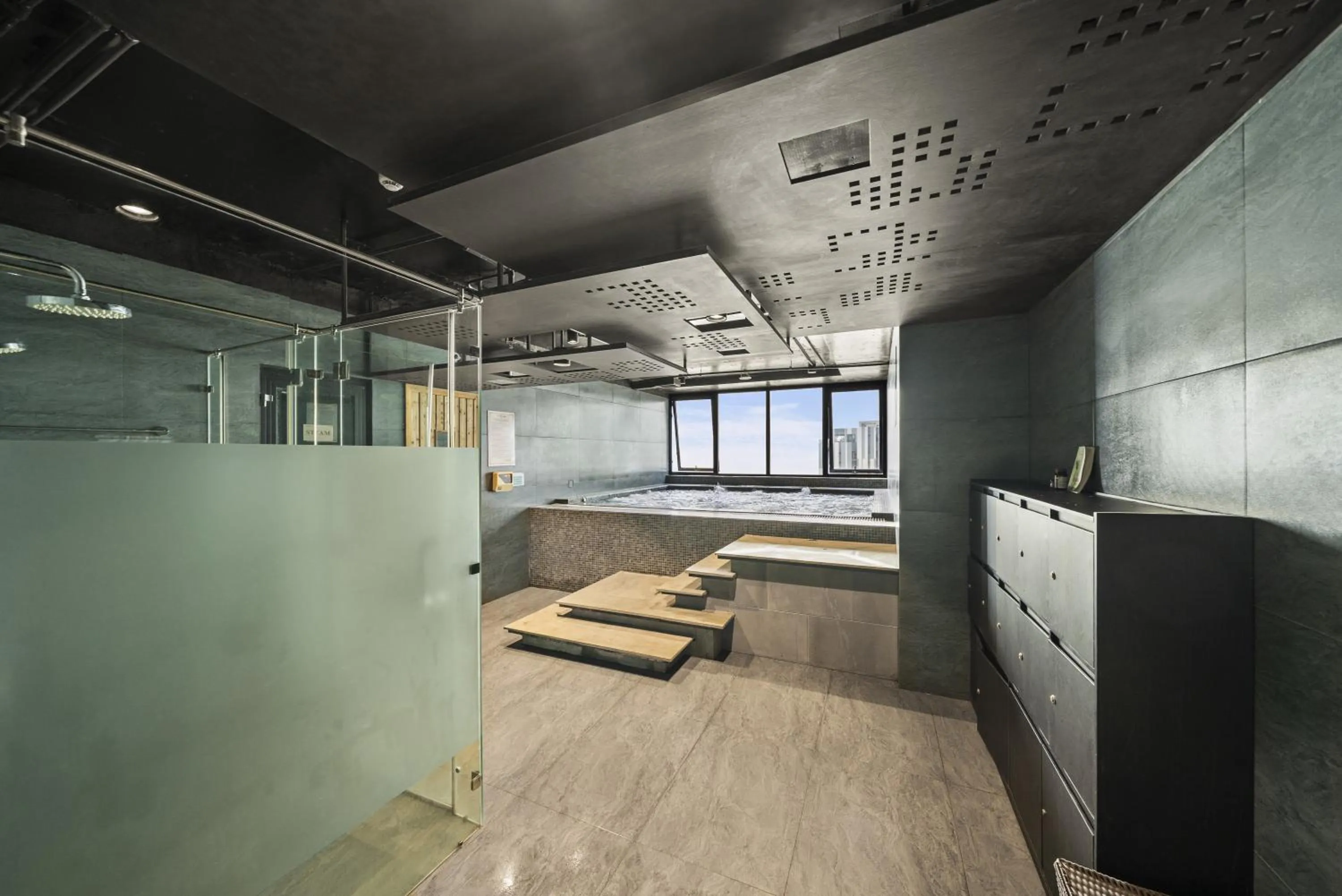 Sauna in The Code Hotel & Spa Da Nang - Complimentary Daily Afternoon Tea in Sky Bar