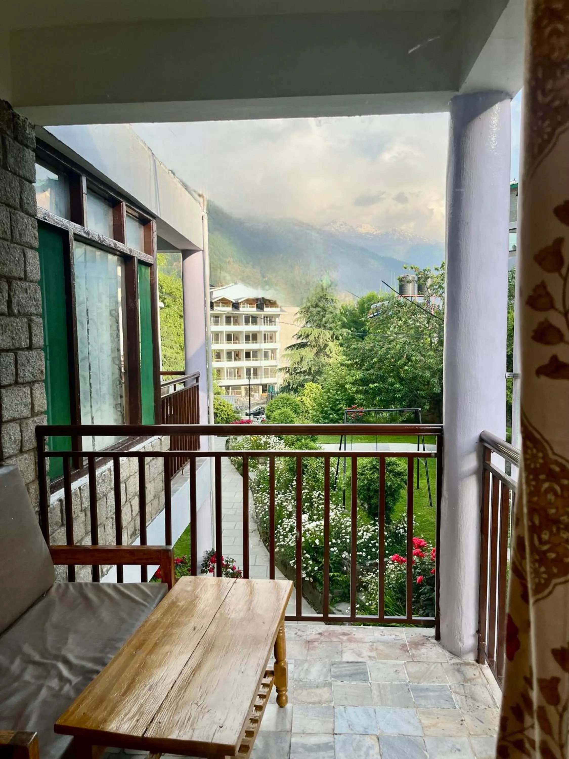 Balcony/Terrace in Tourist Hotel 10 minutes walking distance from the mall